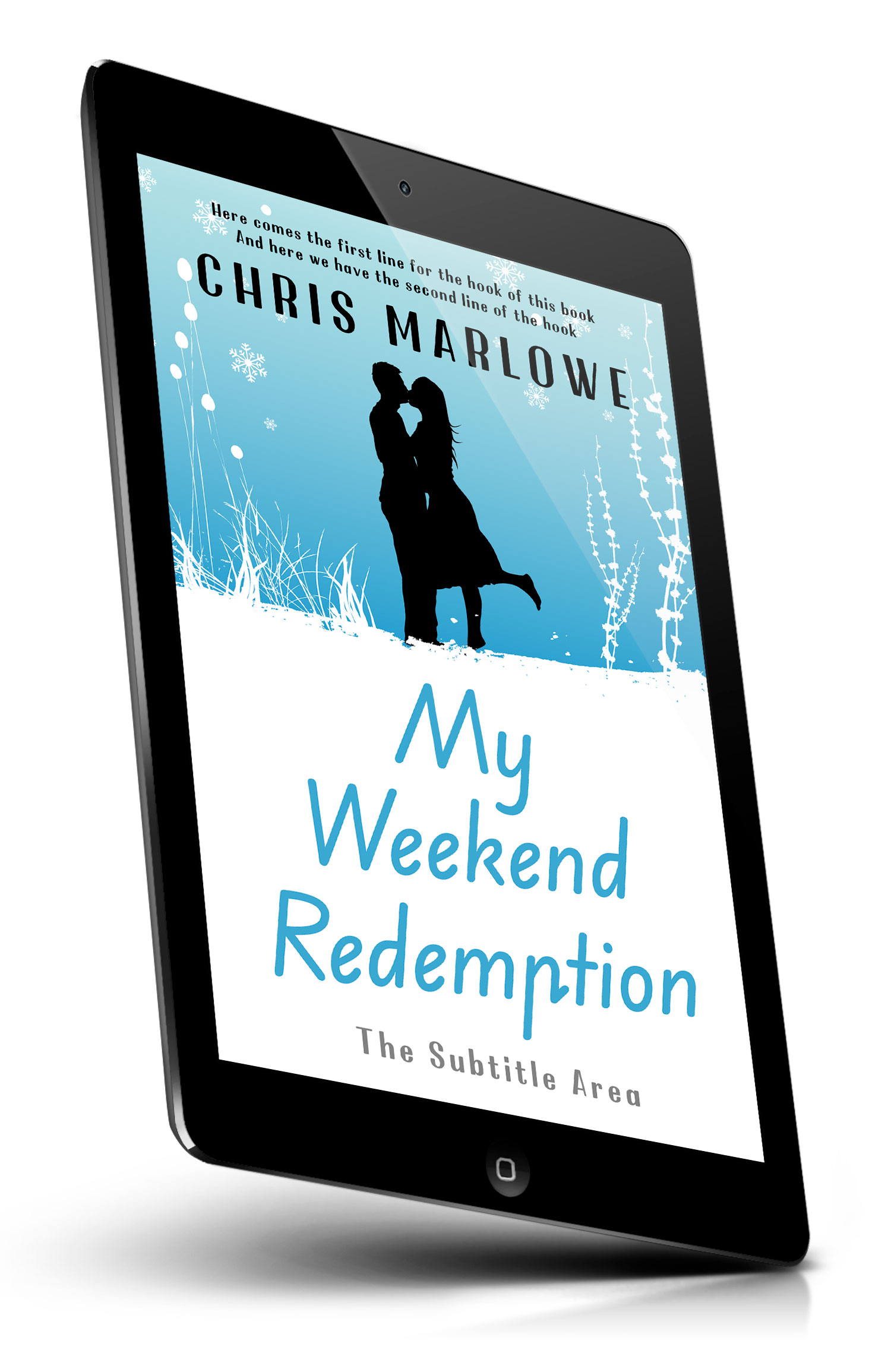Tablet view of Premade Romance Book Cover - Bermuda #18078 | BookCoverZone