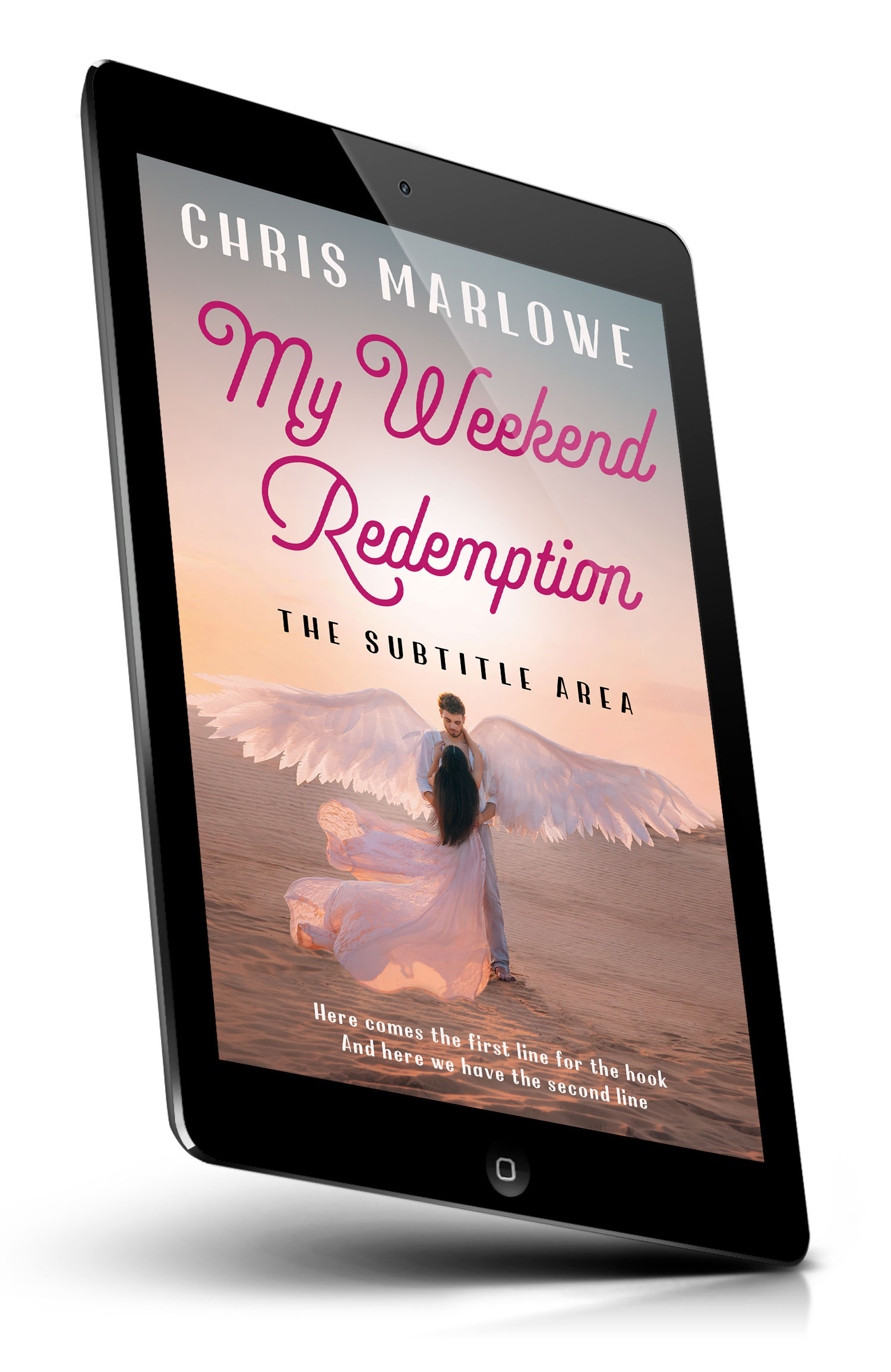Tablet view of Premade Romance Book Cover - Clam Shell #18093 | BookCoverZone