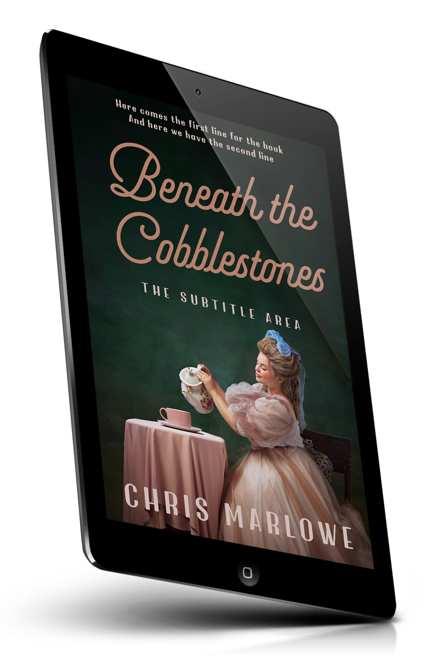 Tablet view of Premade Historical Book Cover - Quicksand #18098 | BookCoverZone*