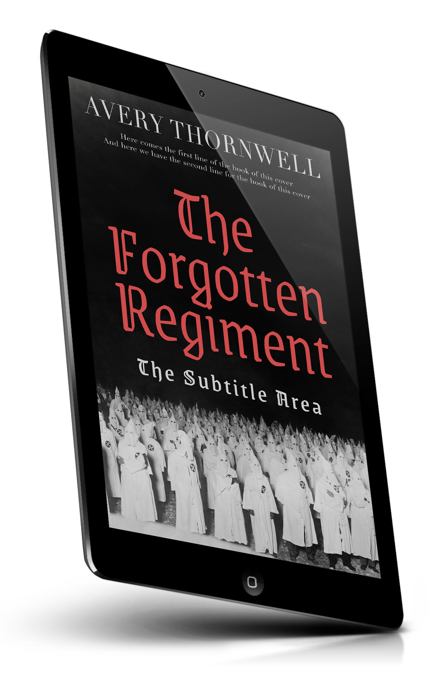Tablet view of Premade  Book Cover - Cod Gray #18142 | BookCoverZone*