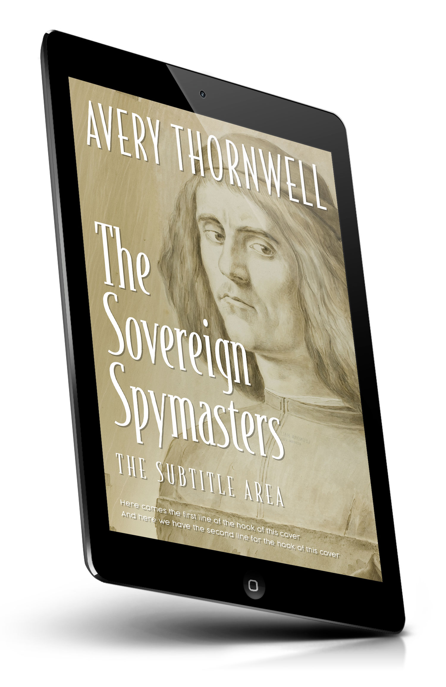 Tablet view of Premade  Book Cover - Hillary #18158 | BookCoverZone*