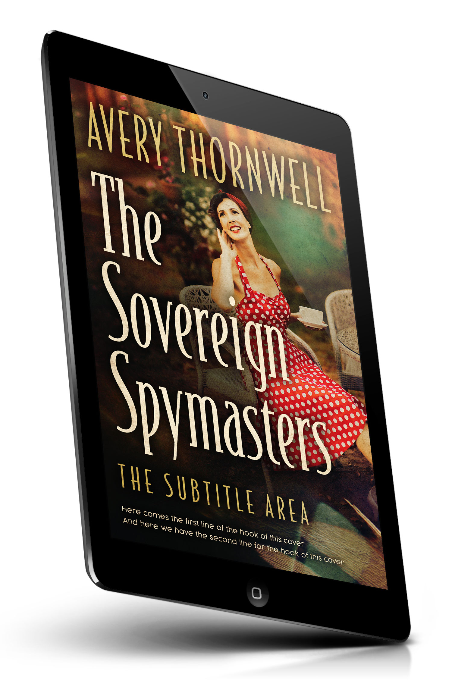 Tablet view of Premade Mystery & Thriller & Suspense Book Cover - Tumbleweed #18170 | BookCoverZone*