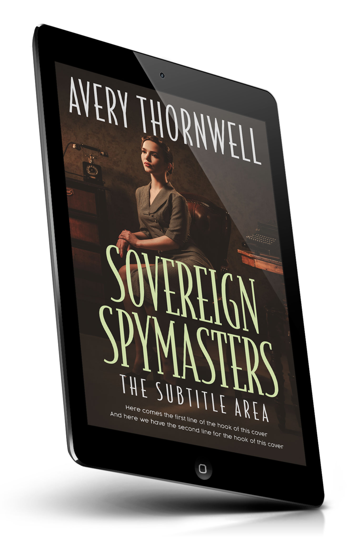 Tablet view of Premade Mystery & Thriller & Suspense Book Cover - Zeus #18182 | BookCoverZone*