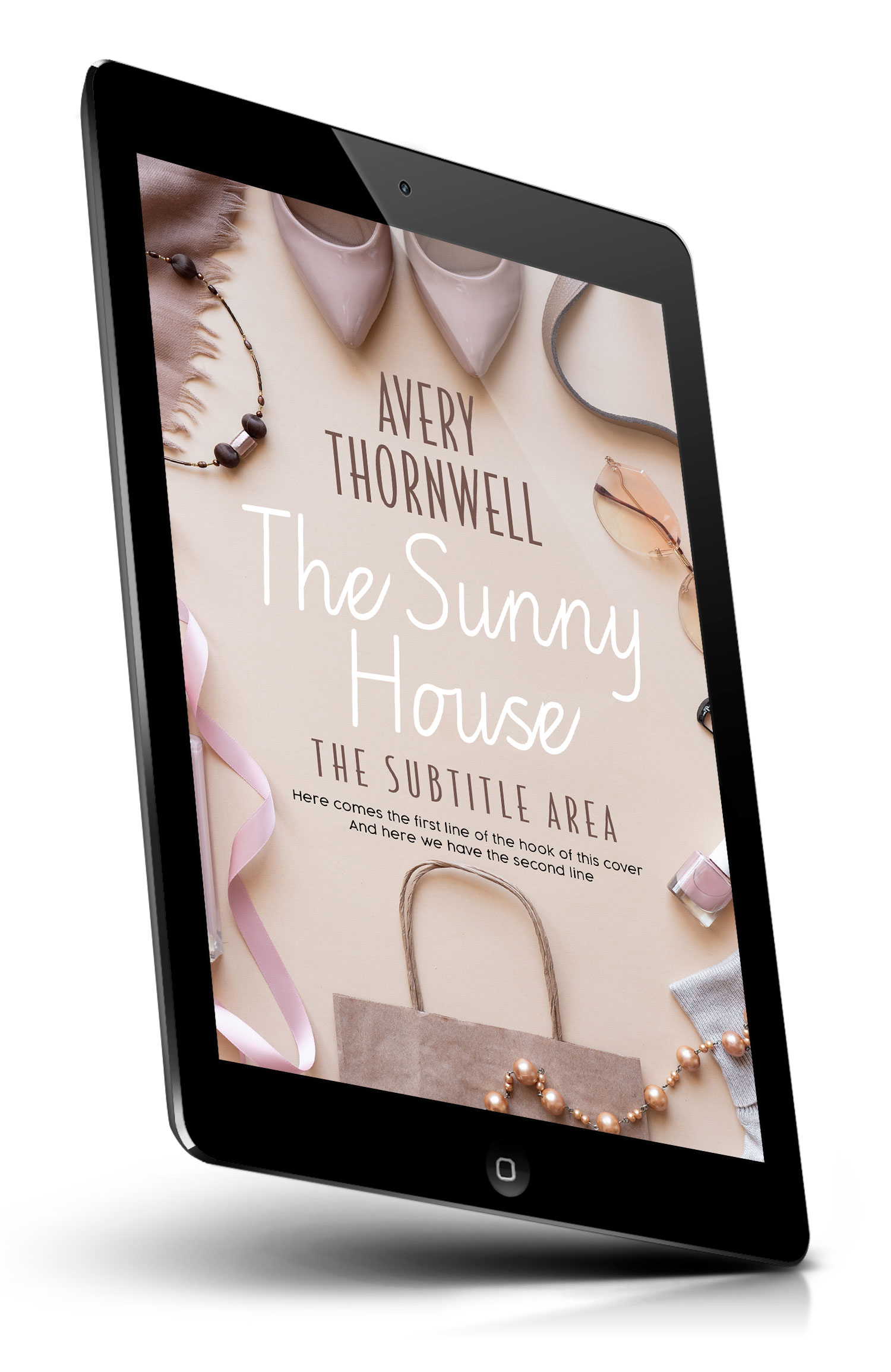 Tablet view of Premade Chick Lit Book Cover - Wafer #18198 | BookCoverZone
