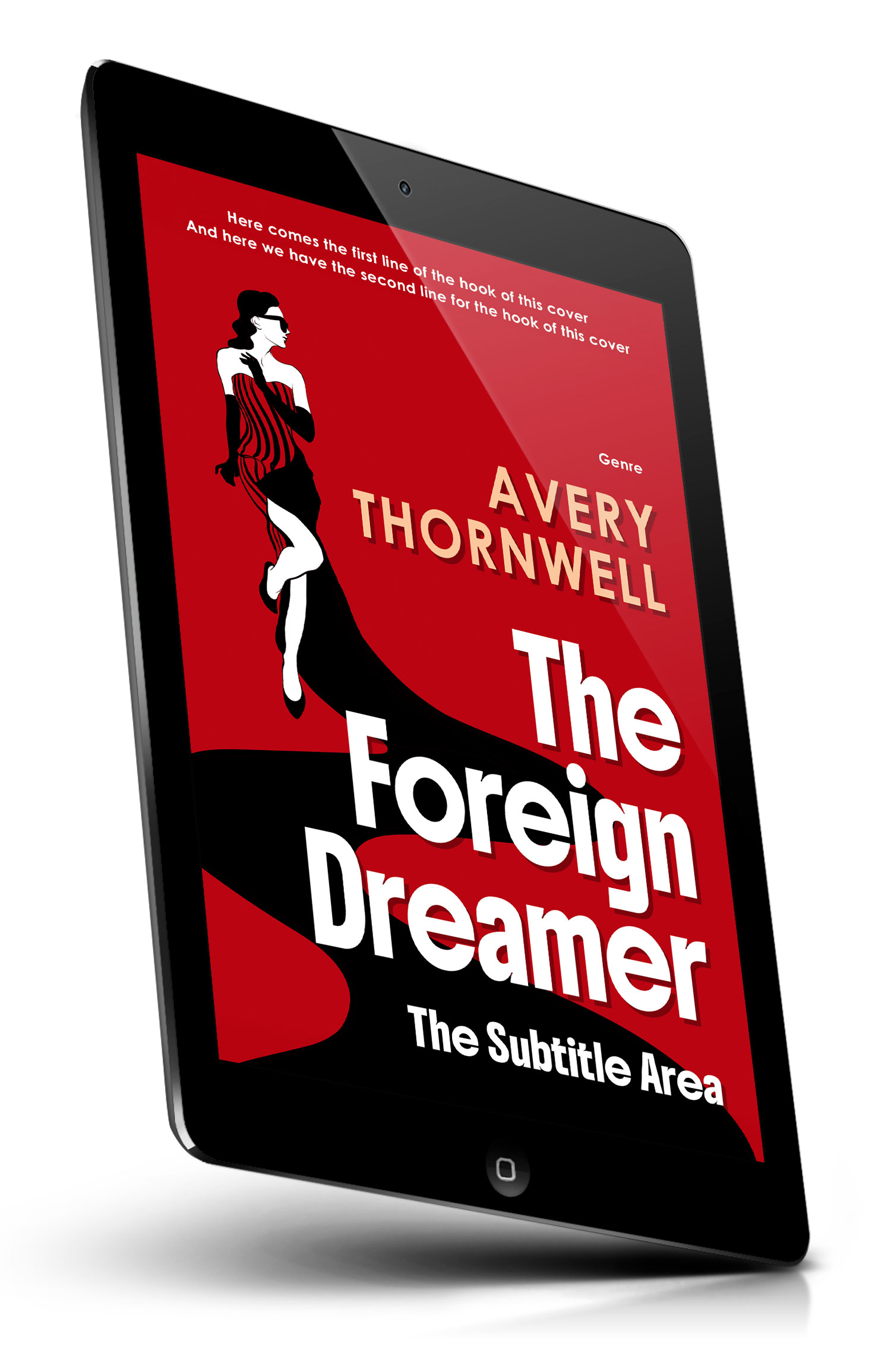 Tablet view of Premade Mystery & Thriller & Suspense Book Cover - Monza #18199 | BookCoverZone*