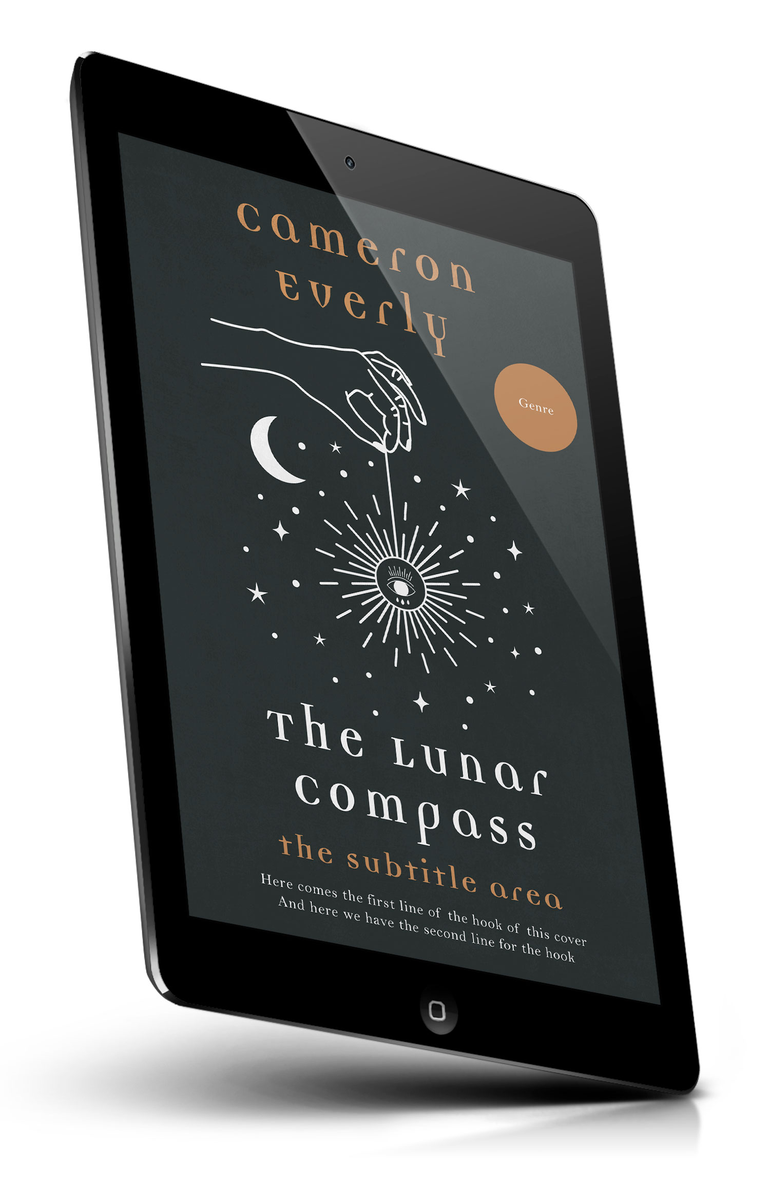 Tablet view of Premade  Book Cover - Outer Space #18242 | BookCoverZone*