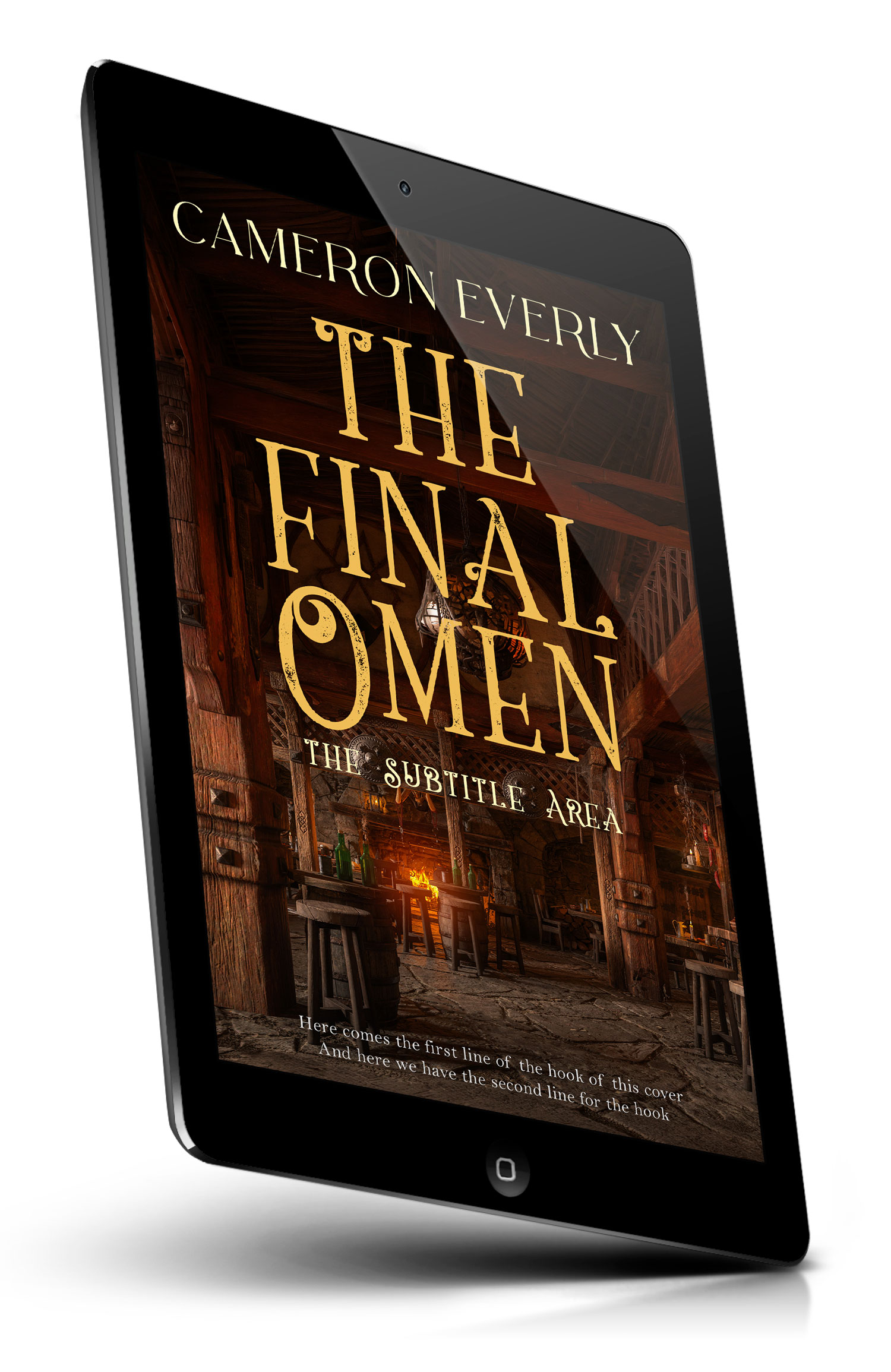 Tablet view of Premade Fantasy Book Cover - Crowshead #18272 | BookCoverZone*