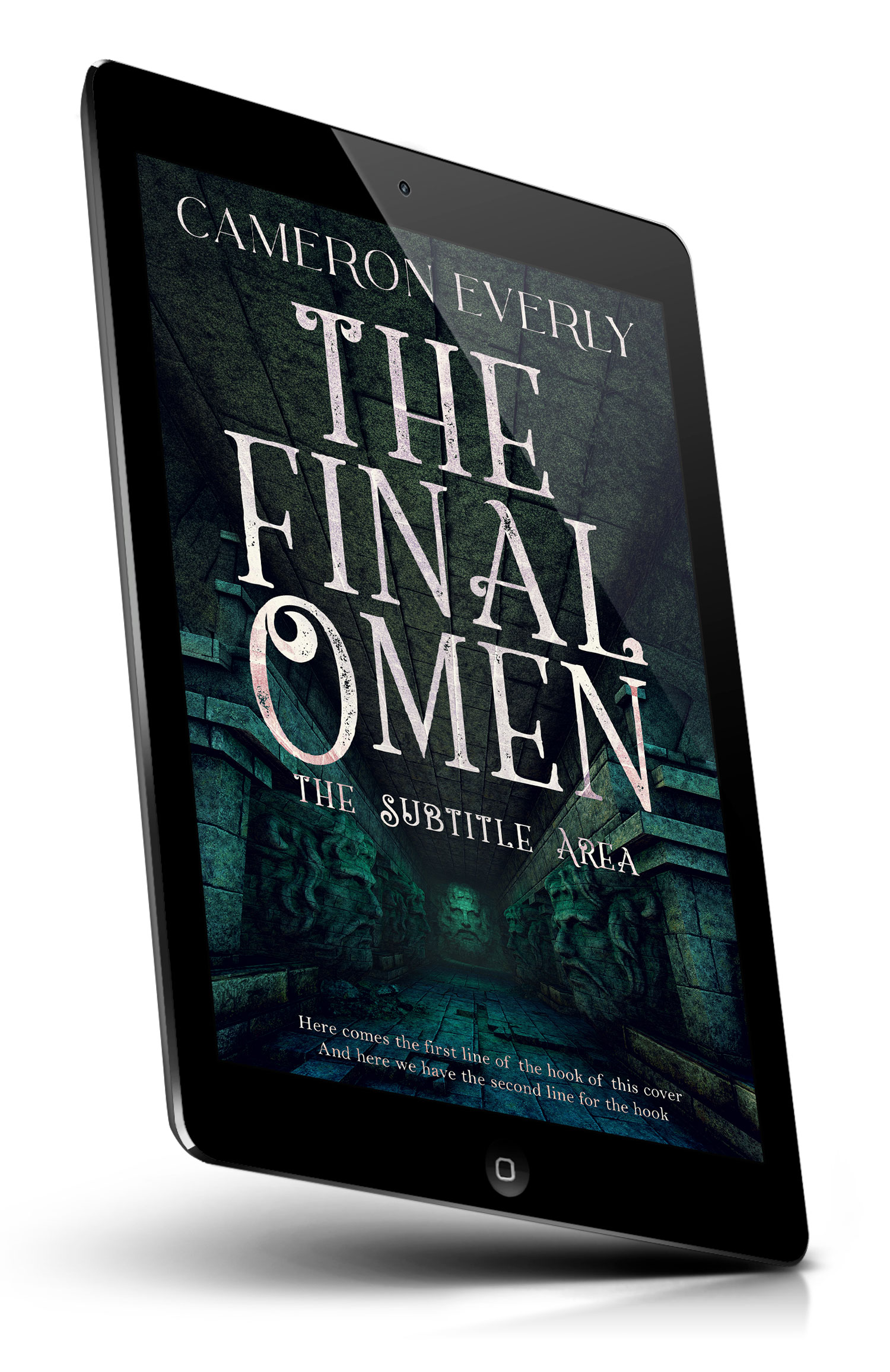 Tablet view of Premade Horror Book Cover - Aztec #18279 | BookCoverZone*