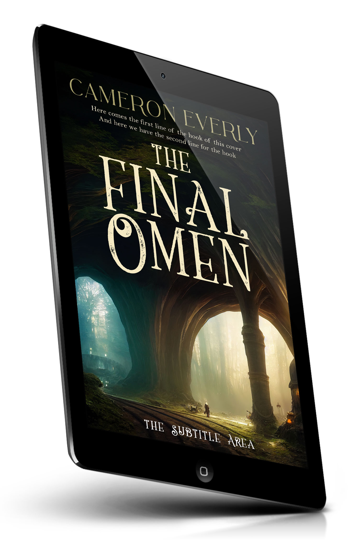Tablet view of Premade Fantasy Book Cover - Akaroa #18280 | BookCoverZone*