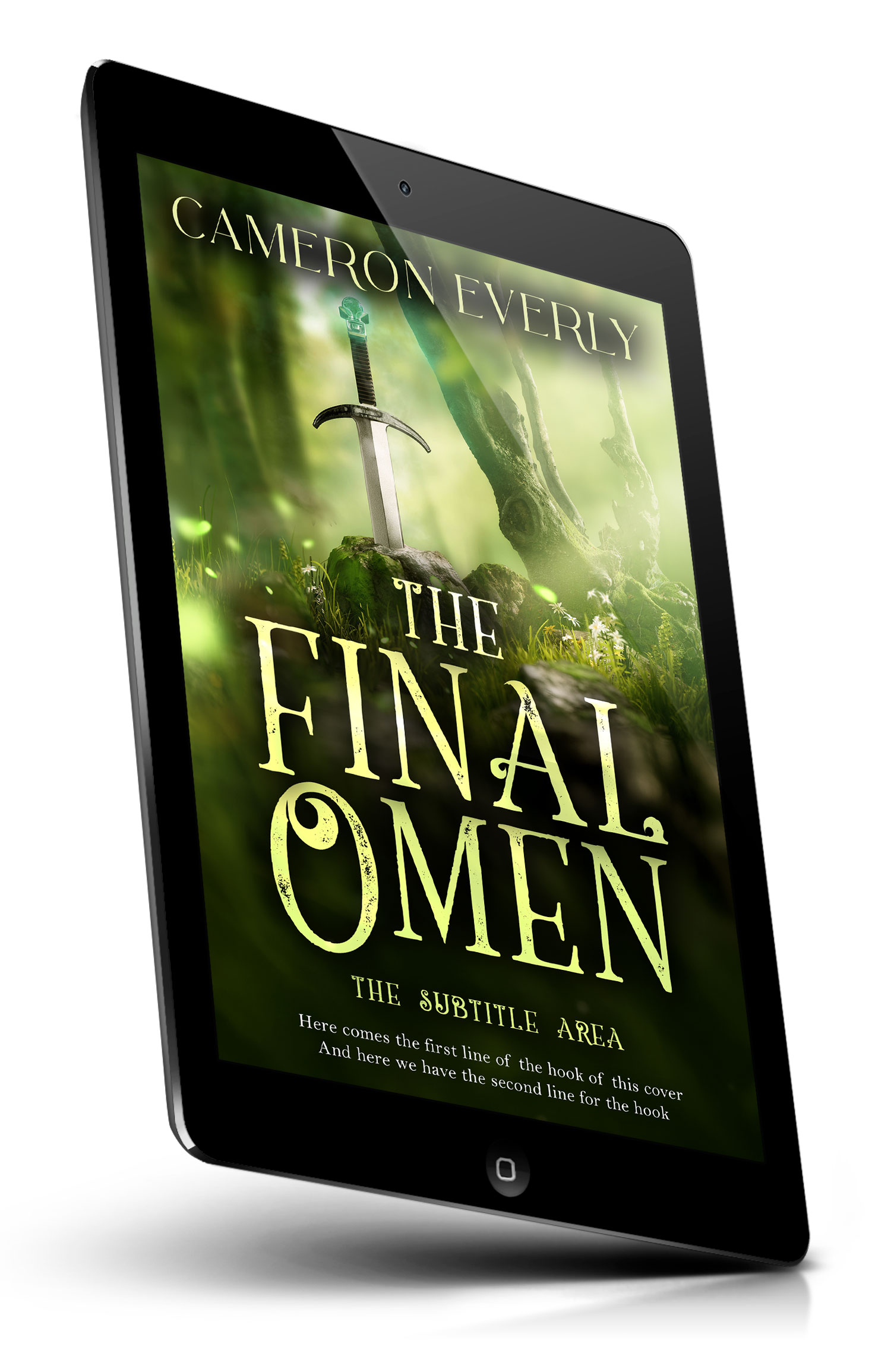 Tablet view of Premade Fantasy Book Cover - Deco #18291 | BookCoverZone*