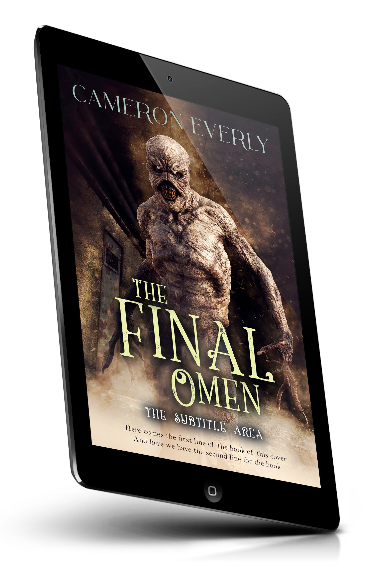 Tablet view of Premade Horror Book Cover - Akaroa #18294 | BookCoverZone*