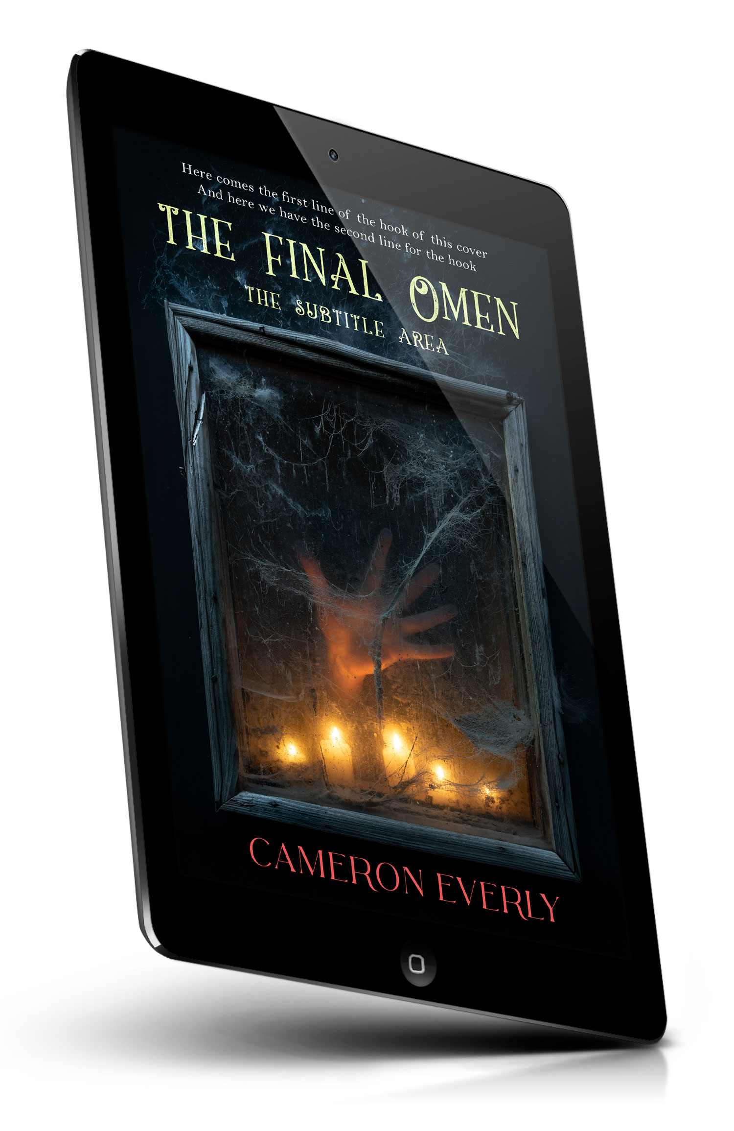 Tablet view of Premade Horror Book Cover - Bunker #18295 | BookCoverZone*