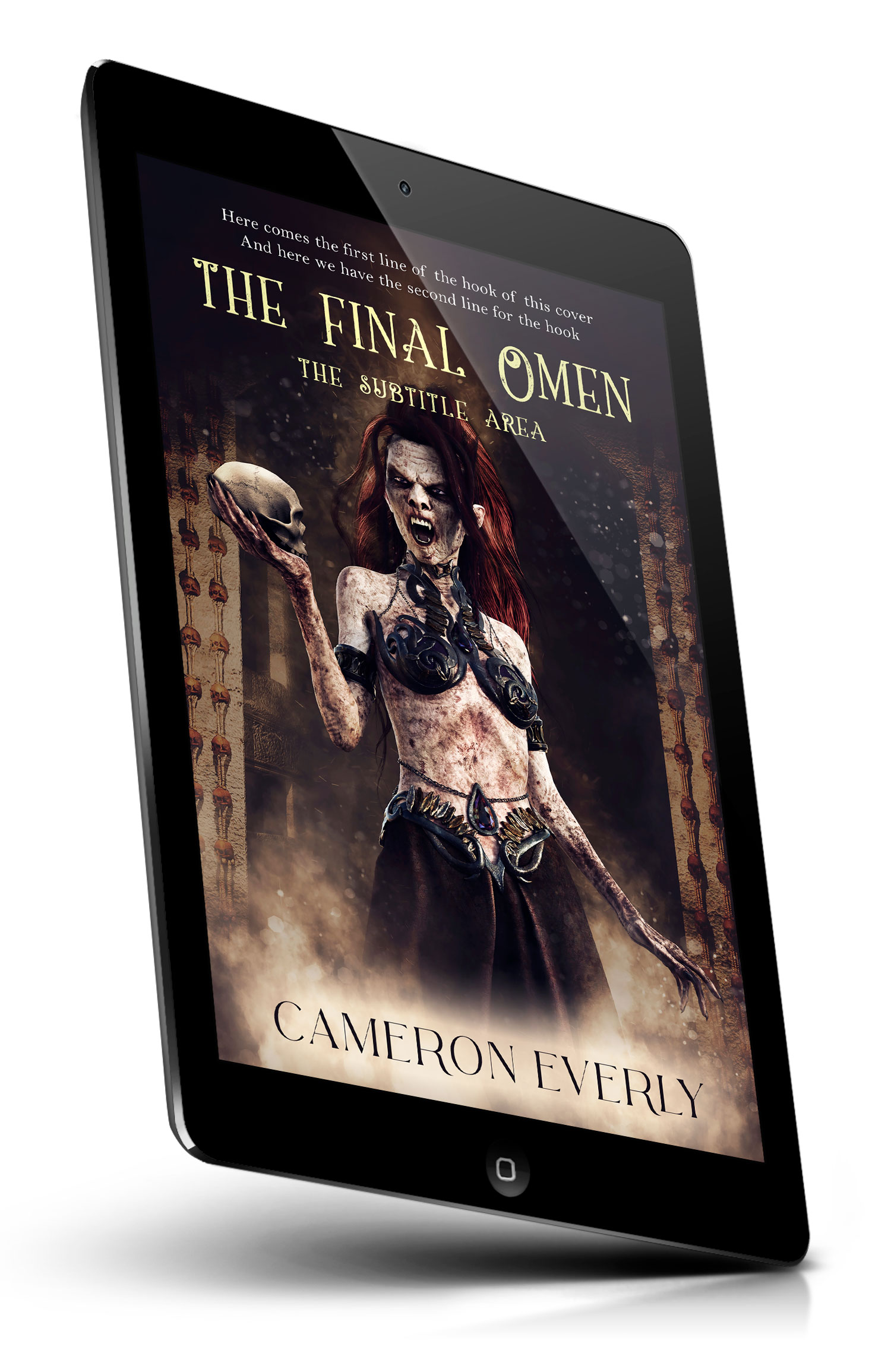 Tablet view of Premade Horror Book Cover - Rodeo Dust #18296 | BookCoverZone*