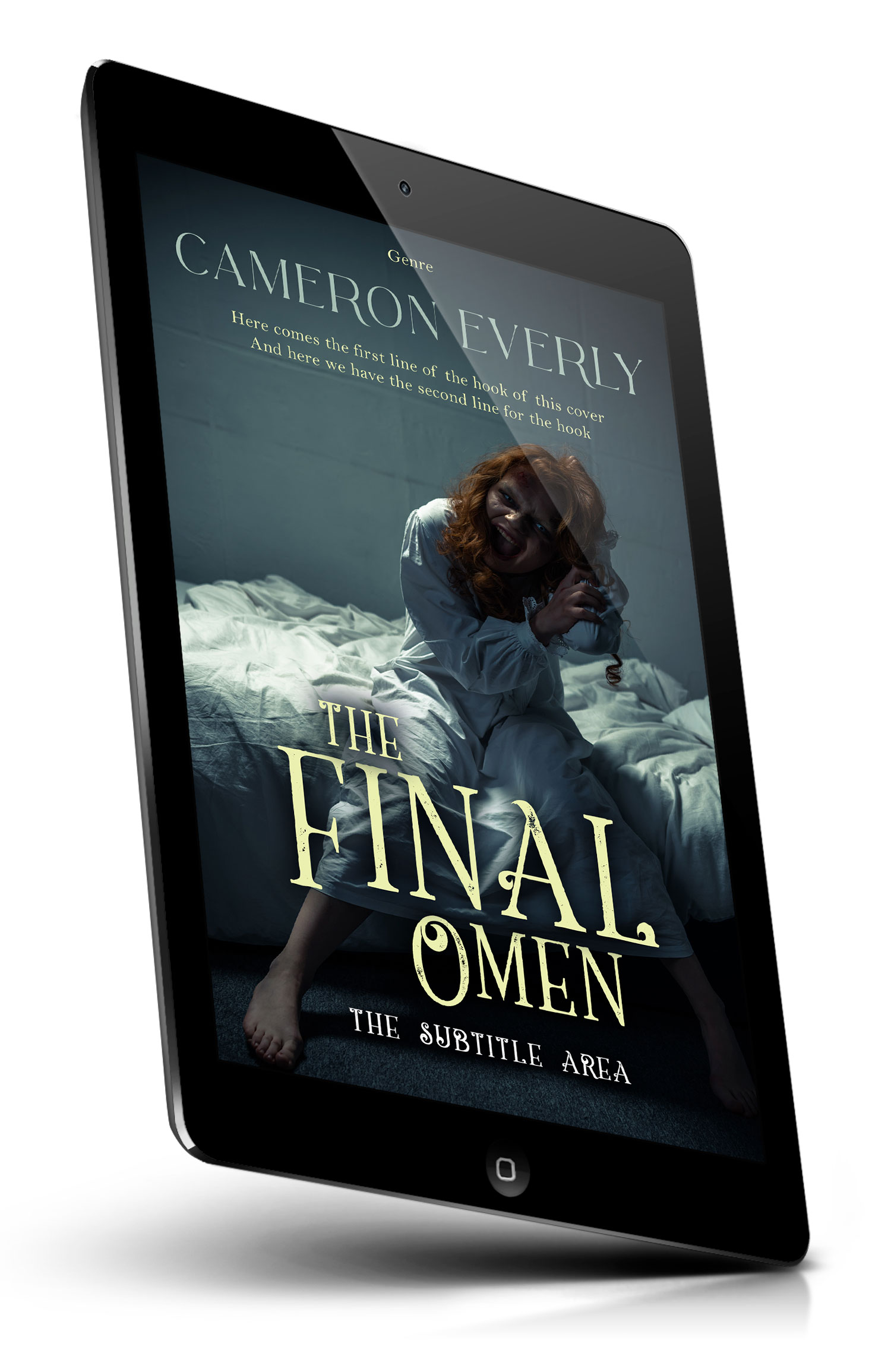Tablet view of Premade Horror Book Cover - Outer Space #18298 | BookCoverZone*