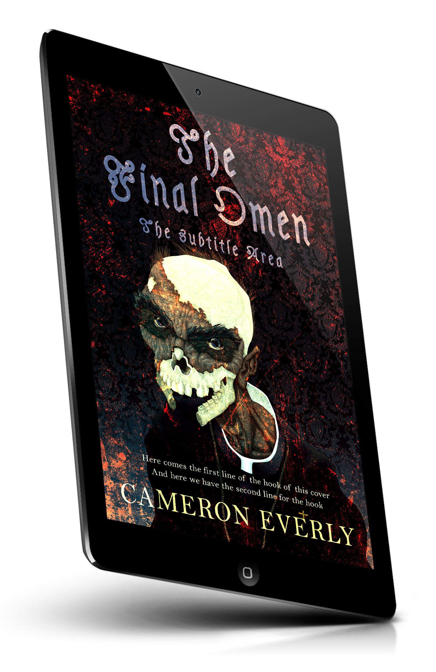 Tablet view of Premade Horror Book Cover - Cameo #18301 | BookCoverZone*