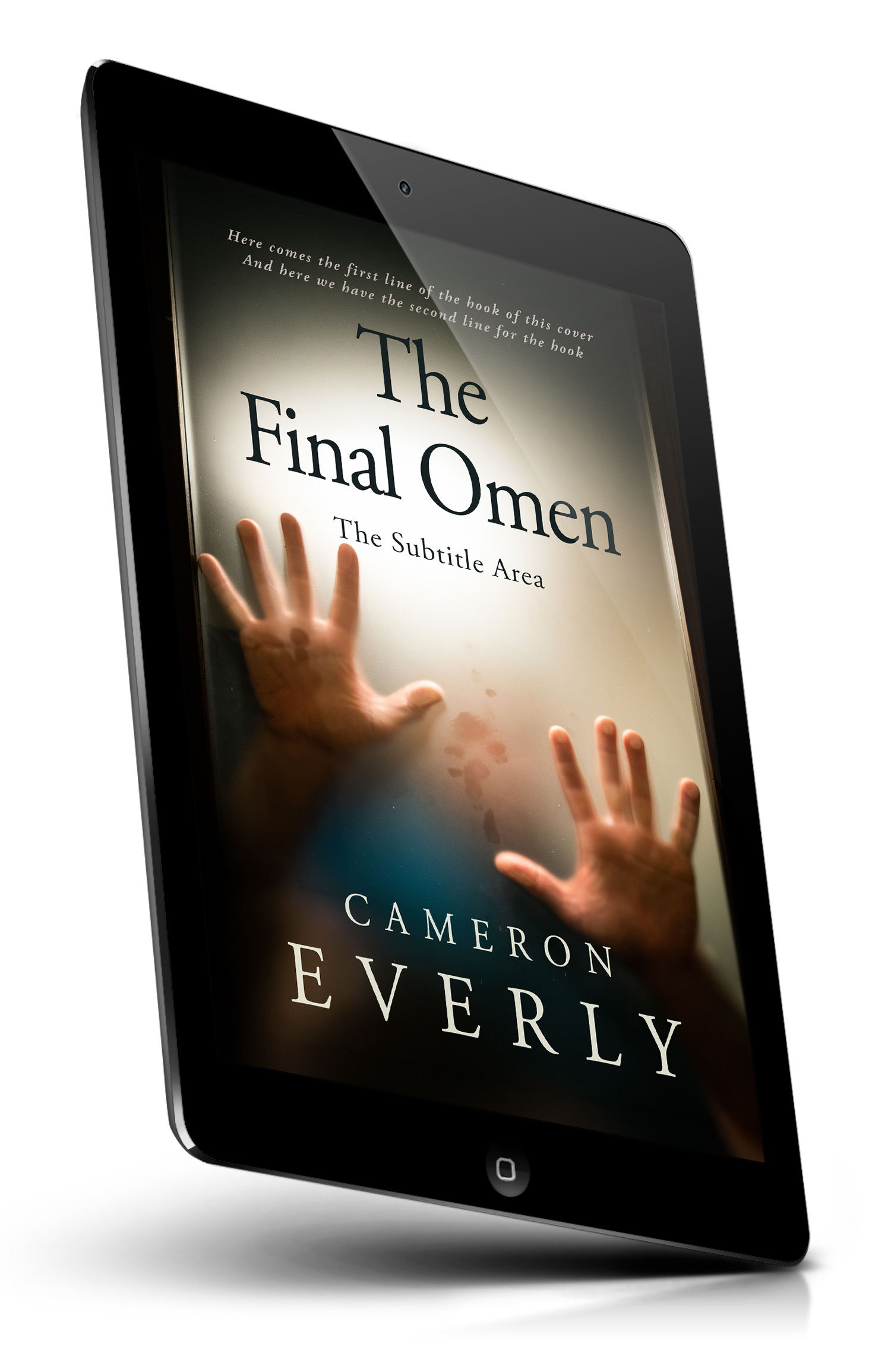 Tablet view of Premade Horror Book Cover - Akaroa #18307 | BookCoverZone*