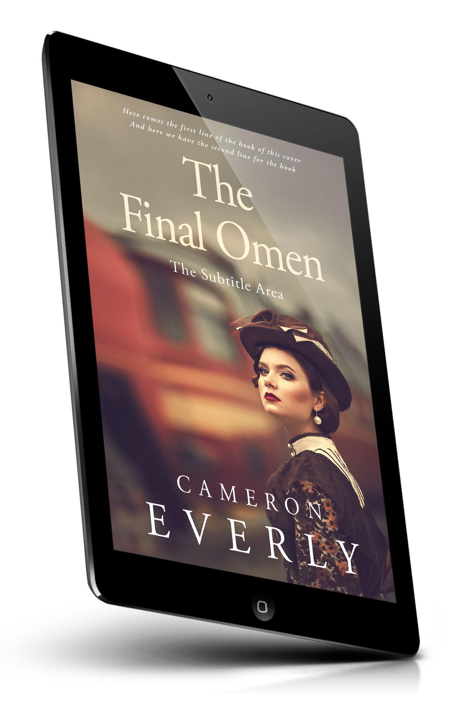 Tablet view of Premade Historical Book Cover - Cement #18313 | BookCoverZone*