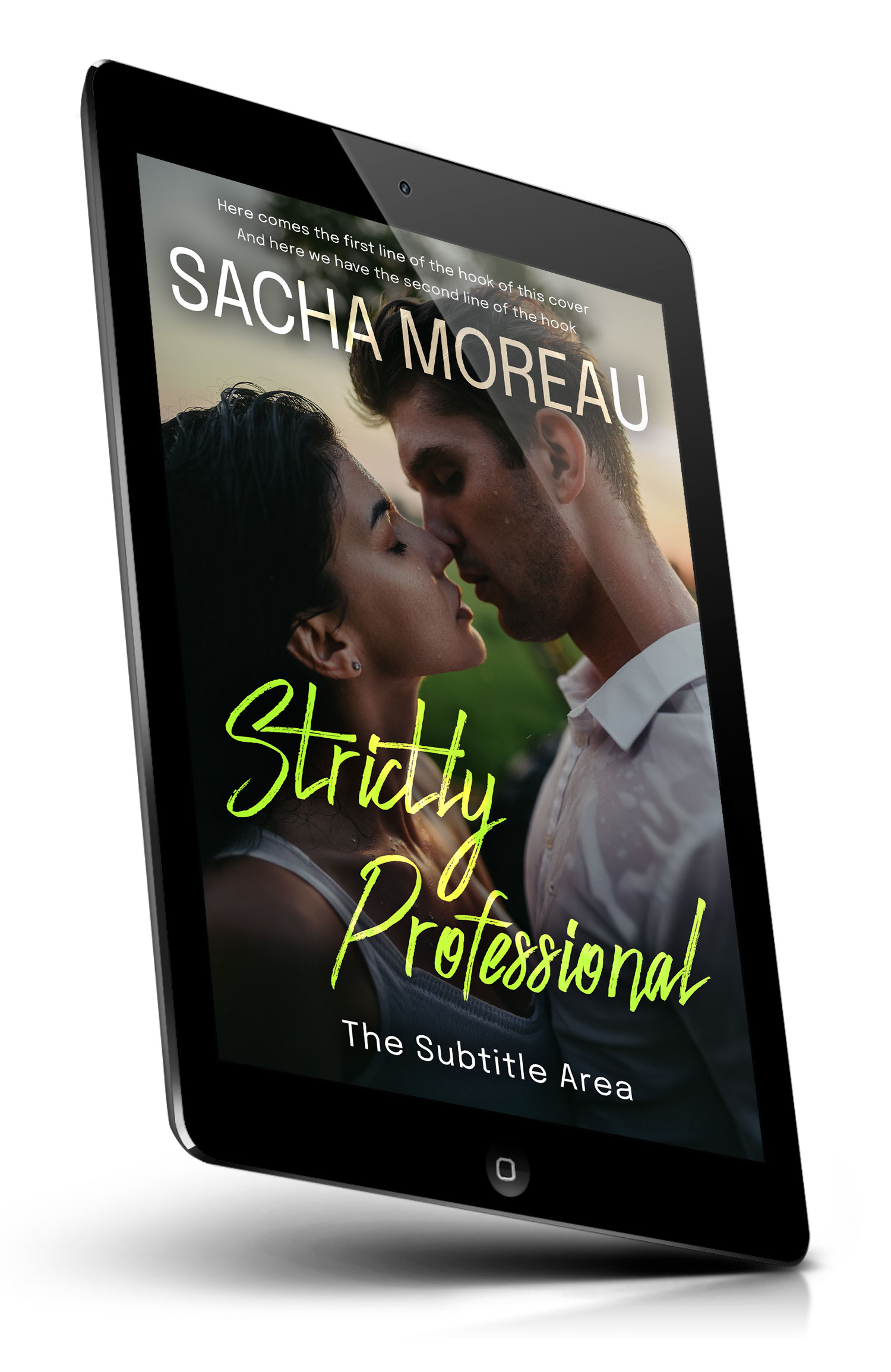 Tablet view of Premade Romance Book Cover - Rangitoto #18355 | BookCoverZone