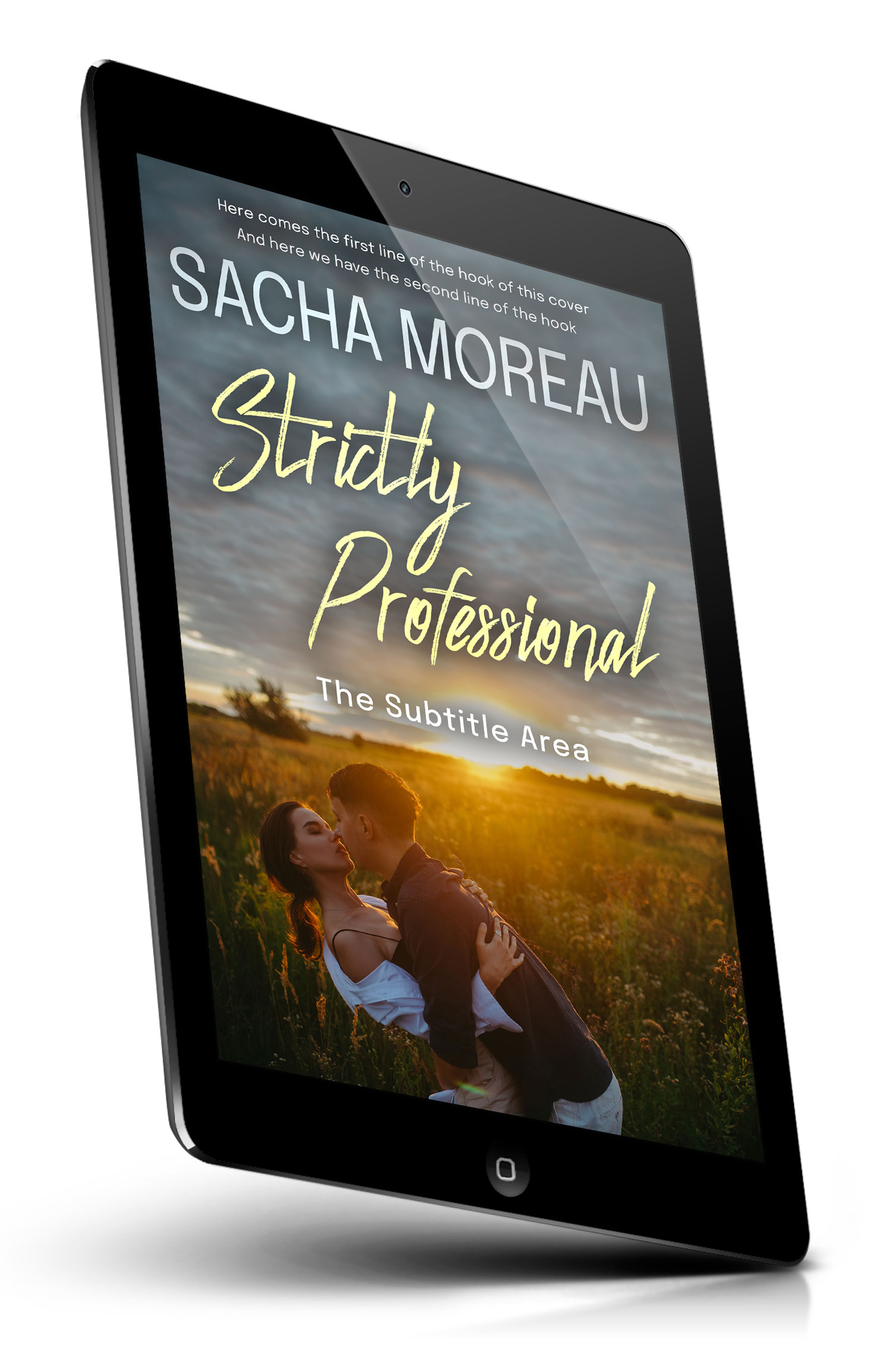 Tablet view of Premade Romance Book Cover - Soya Bean #18356 | BookCoverZone