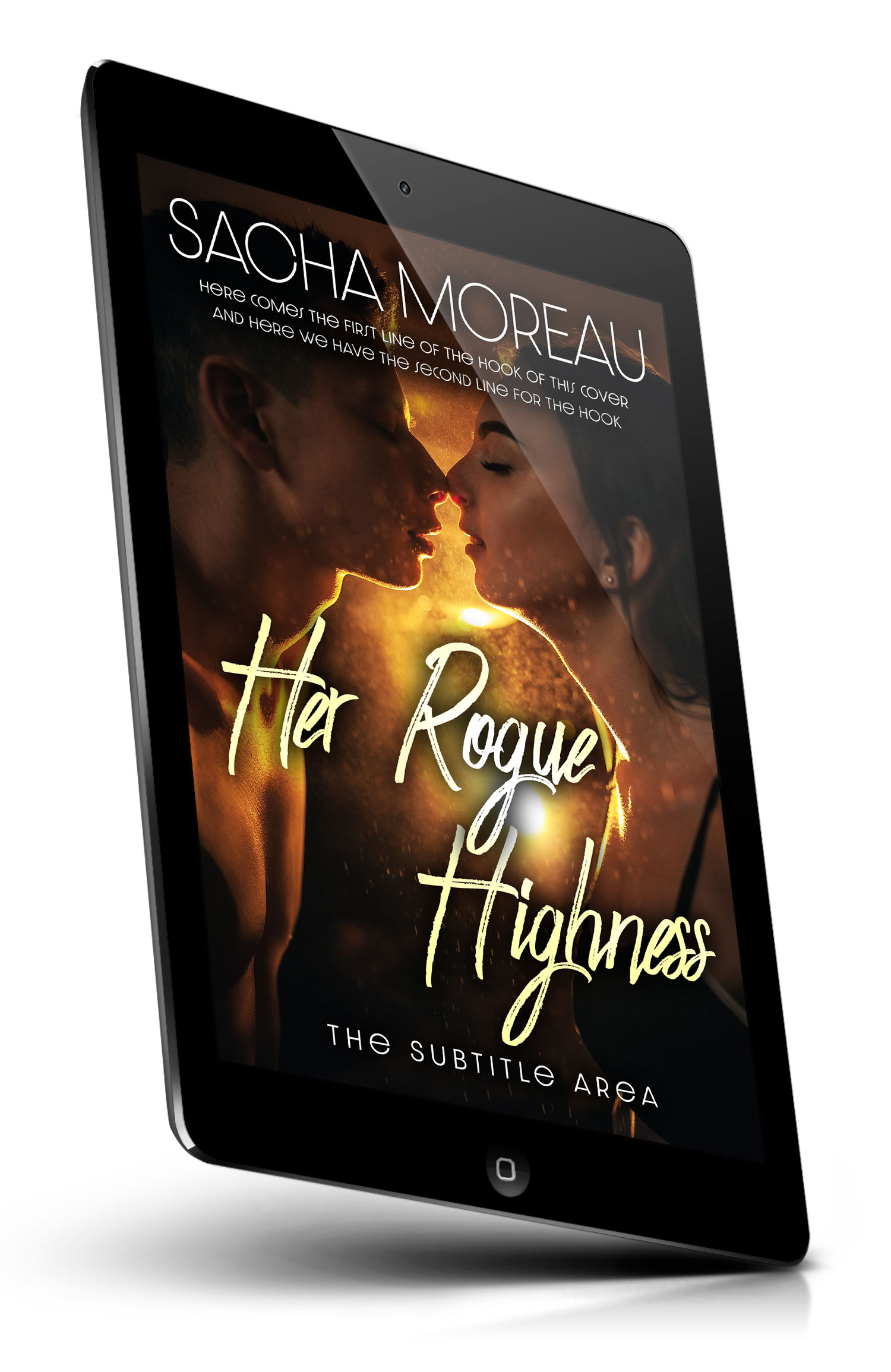 Tablet view of Premade  Book Cover - Night Rider #18392 | BookCoverZone