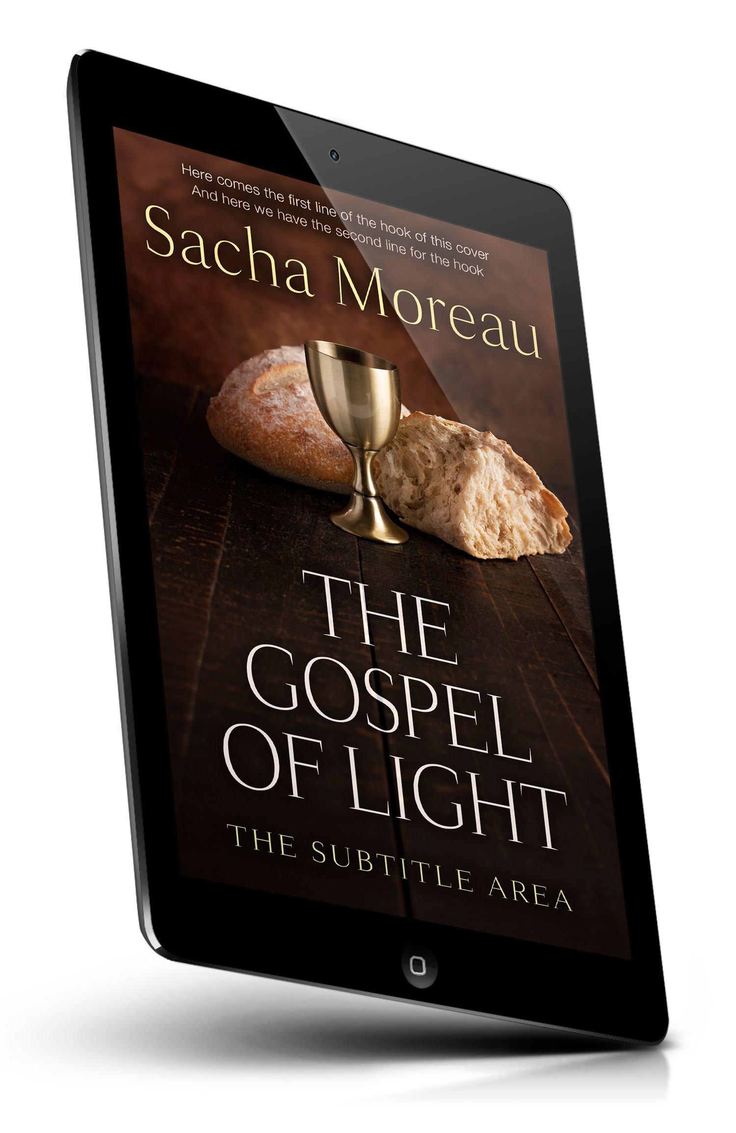 Tablet view of Premade  Book Cover - Coffee Bean #18400 | BookCoverZone