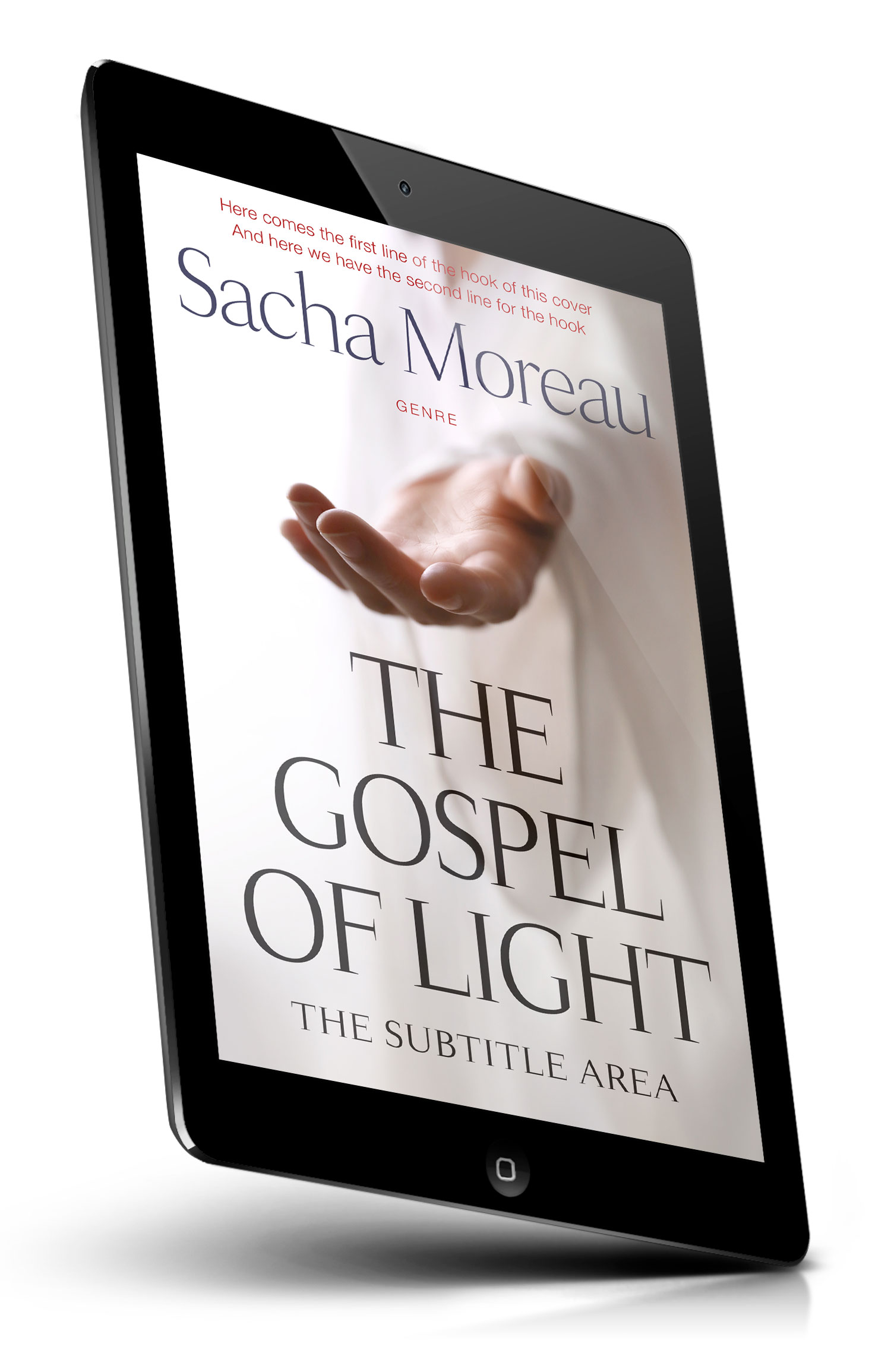 Tablet view of Premade  Book Cover - Swiss Coffee #18403 | BookCoverZone