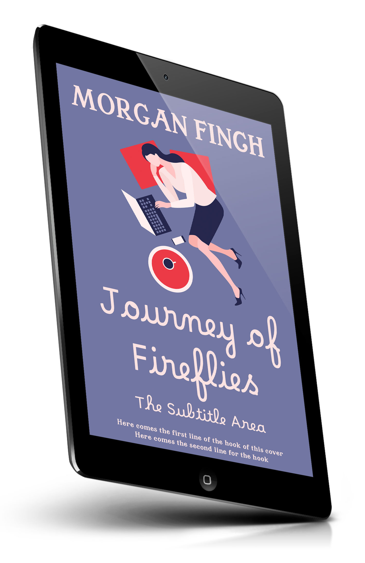 Tablet view of Premade Business Book Cover - Kimberly #36678 | BookCoverZone