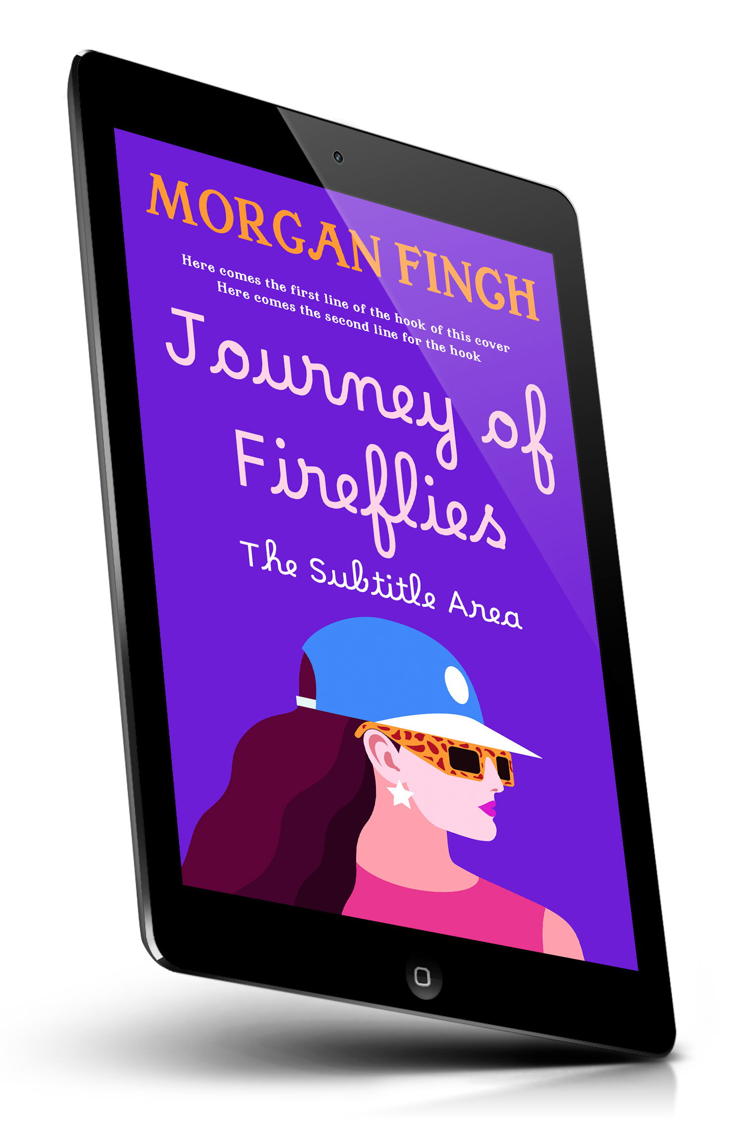 Tablet view of Premade Chick Lit Book Cover - Purple Heart #36681 | BookCoverZone