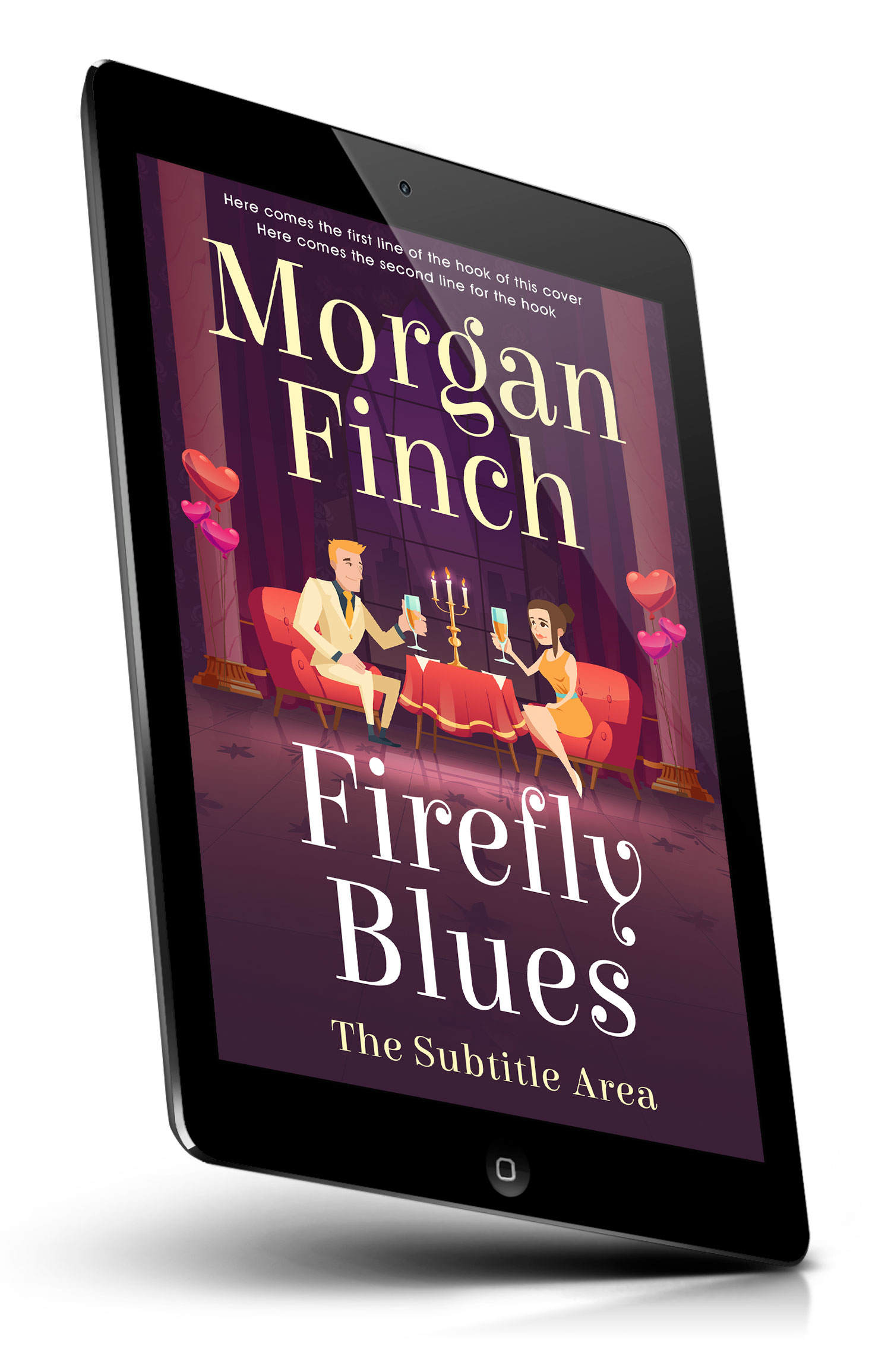 Tablet view of Premade Romance Book Cover - Livid Brown #36688 | BookCoverZone