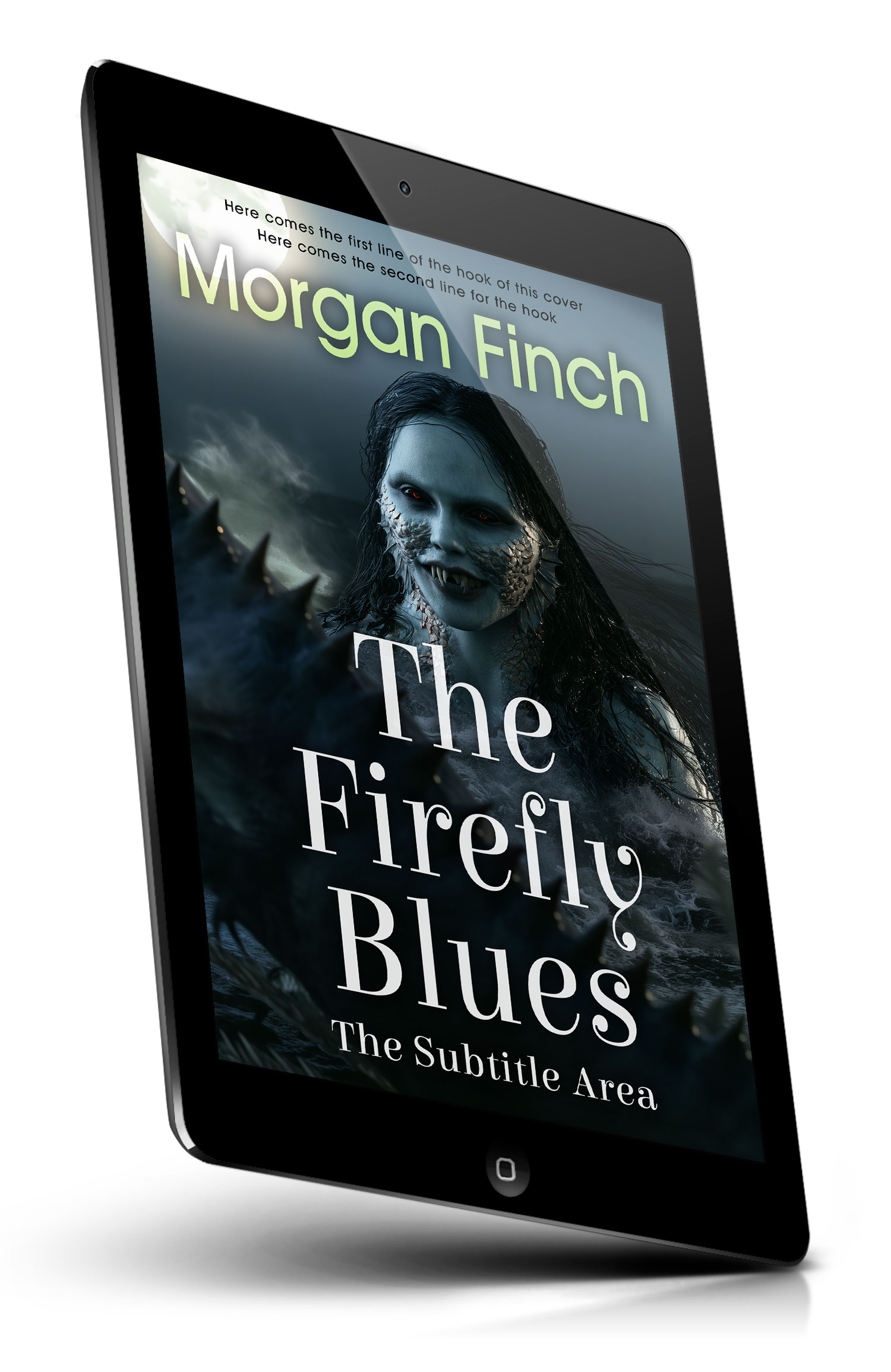 Tablet view of Premade Horror Book Cover - Bunker #36692 | BookCoverZone