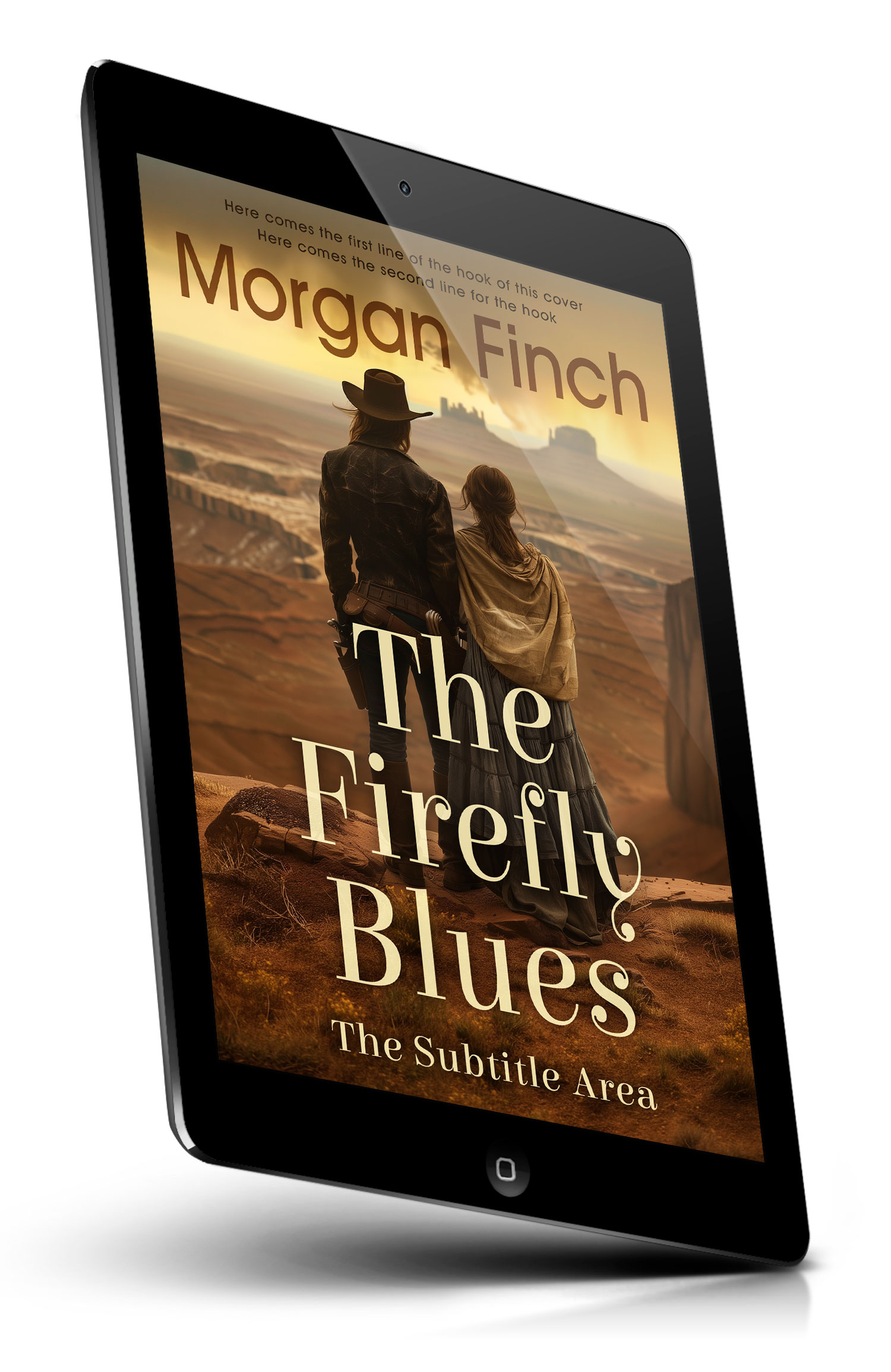 Tablet view of Premade Western Book Cover - Pickled Bean #36693 | BookCoverZone