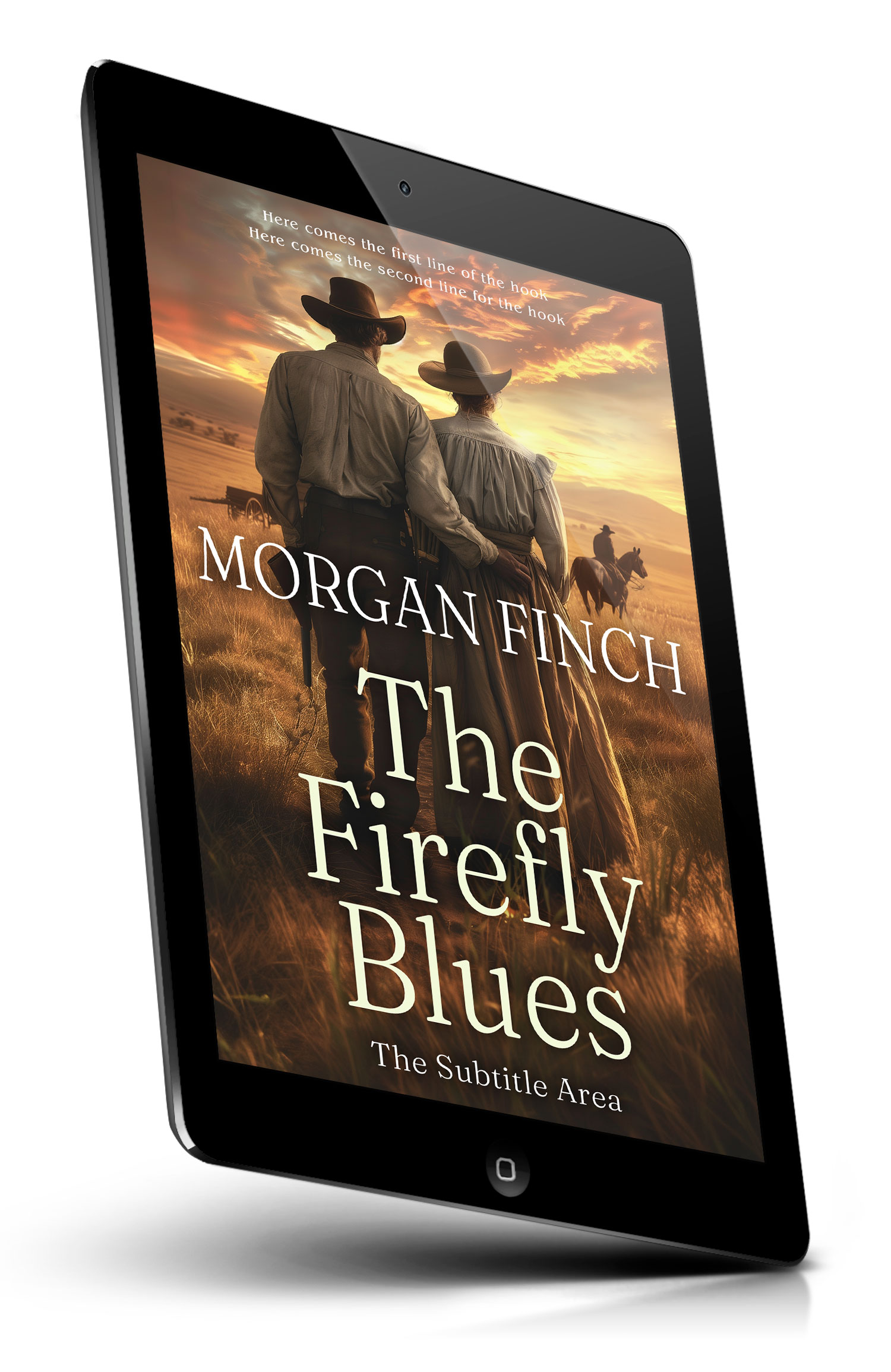 Tablet view of Premade Western Book Cover - Bistre #36698 | BookCoverZone