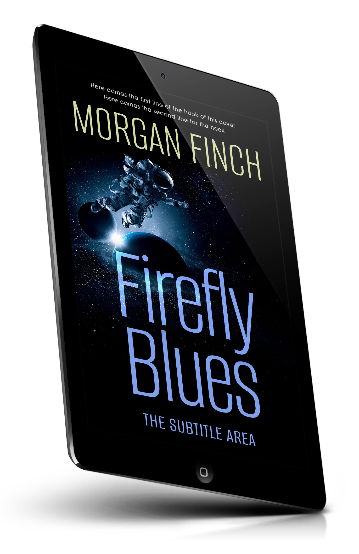 Tablet view of Premade Science Fiction Book Cover - Ebony #36718 | BookCoverZone*
