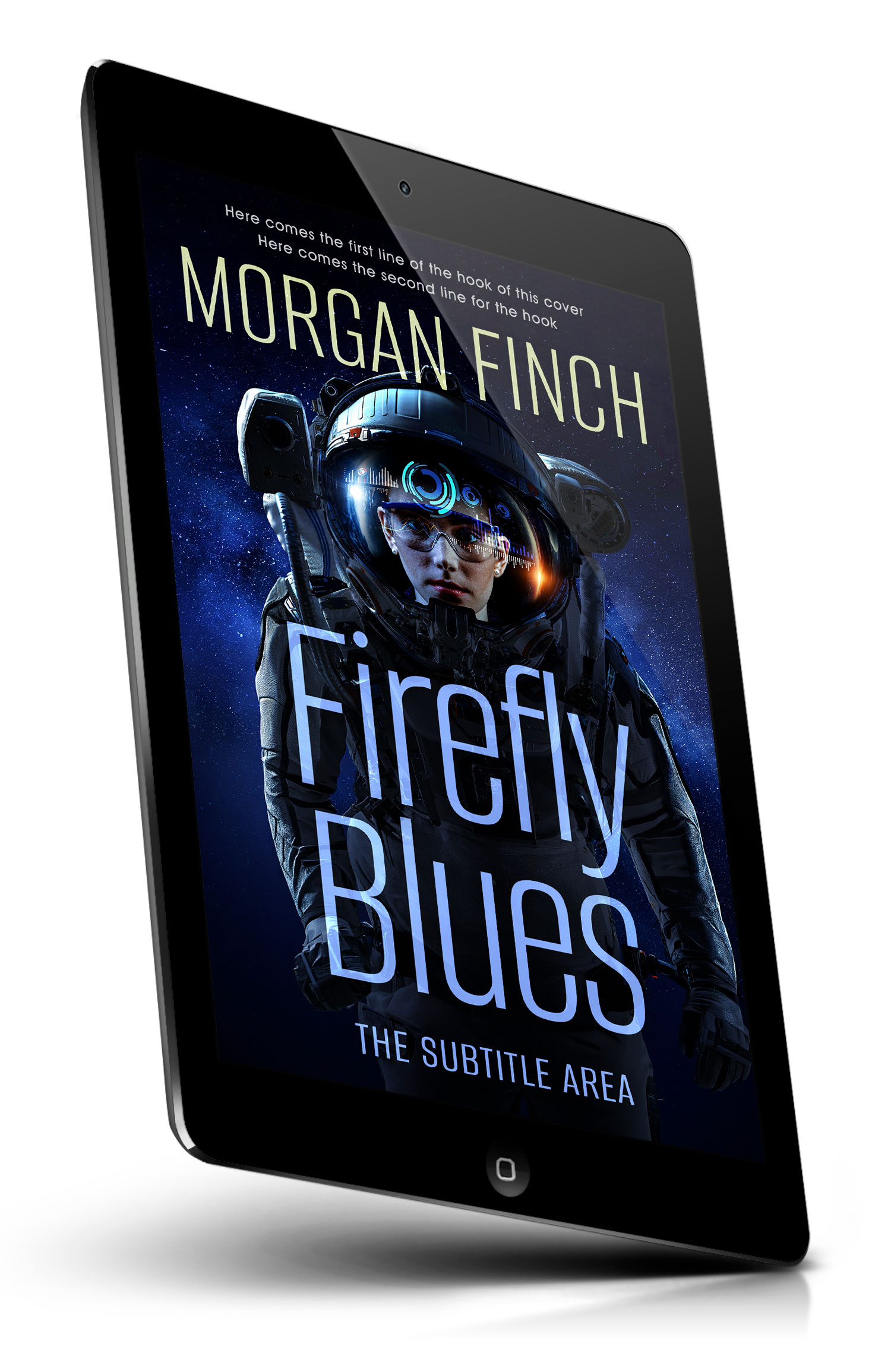 Tablet view of Premade Science Fiction Book Cover - Ebony #36719 | BookCoverZone*
