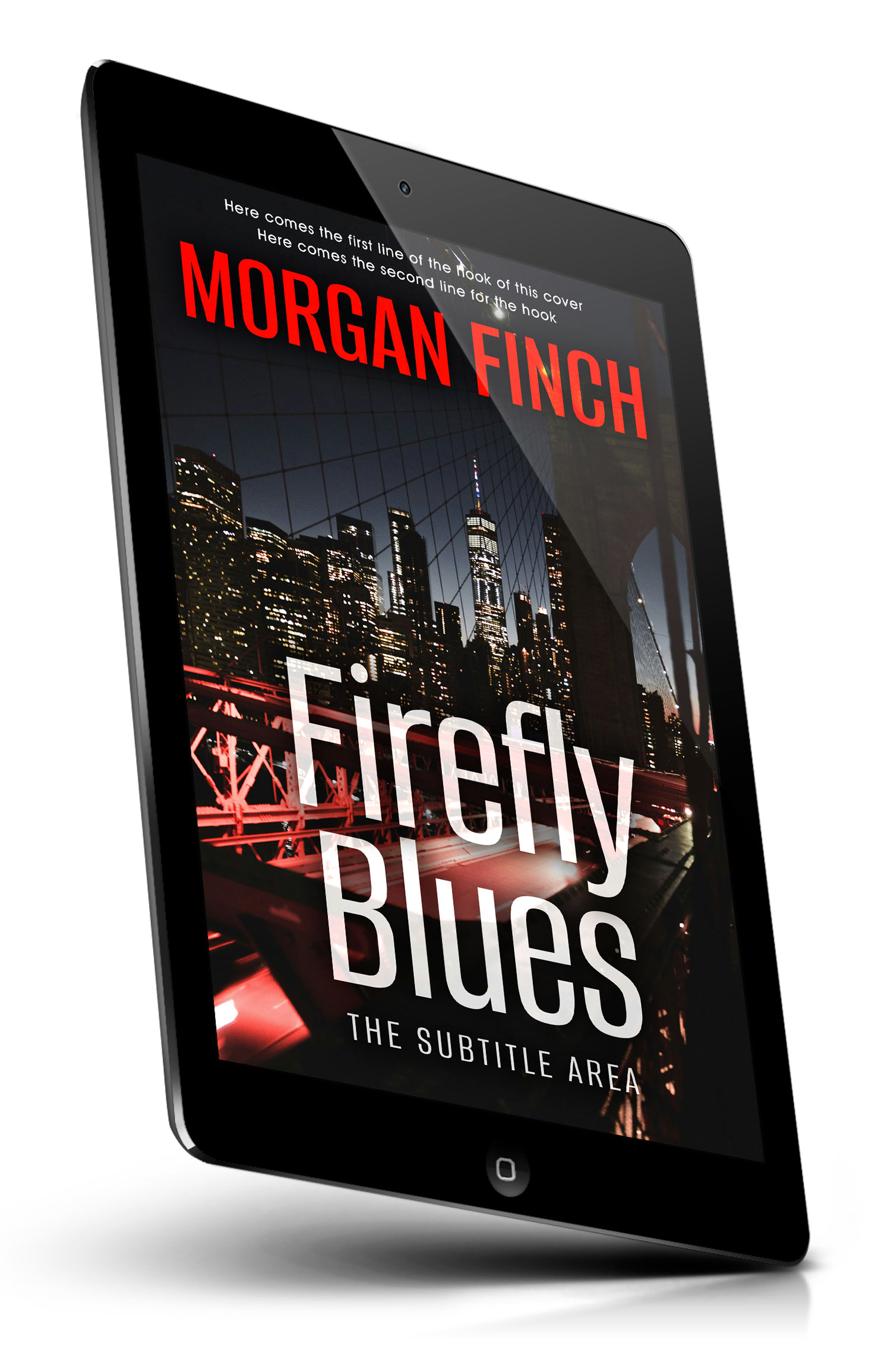 Tablet view of Premade Mystery & Thriller & Suspense Book Cover - Tonys Pink #36726 | BookCoverZone*