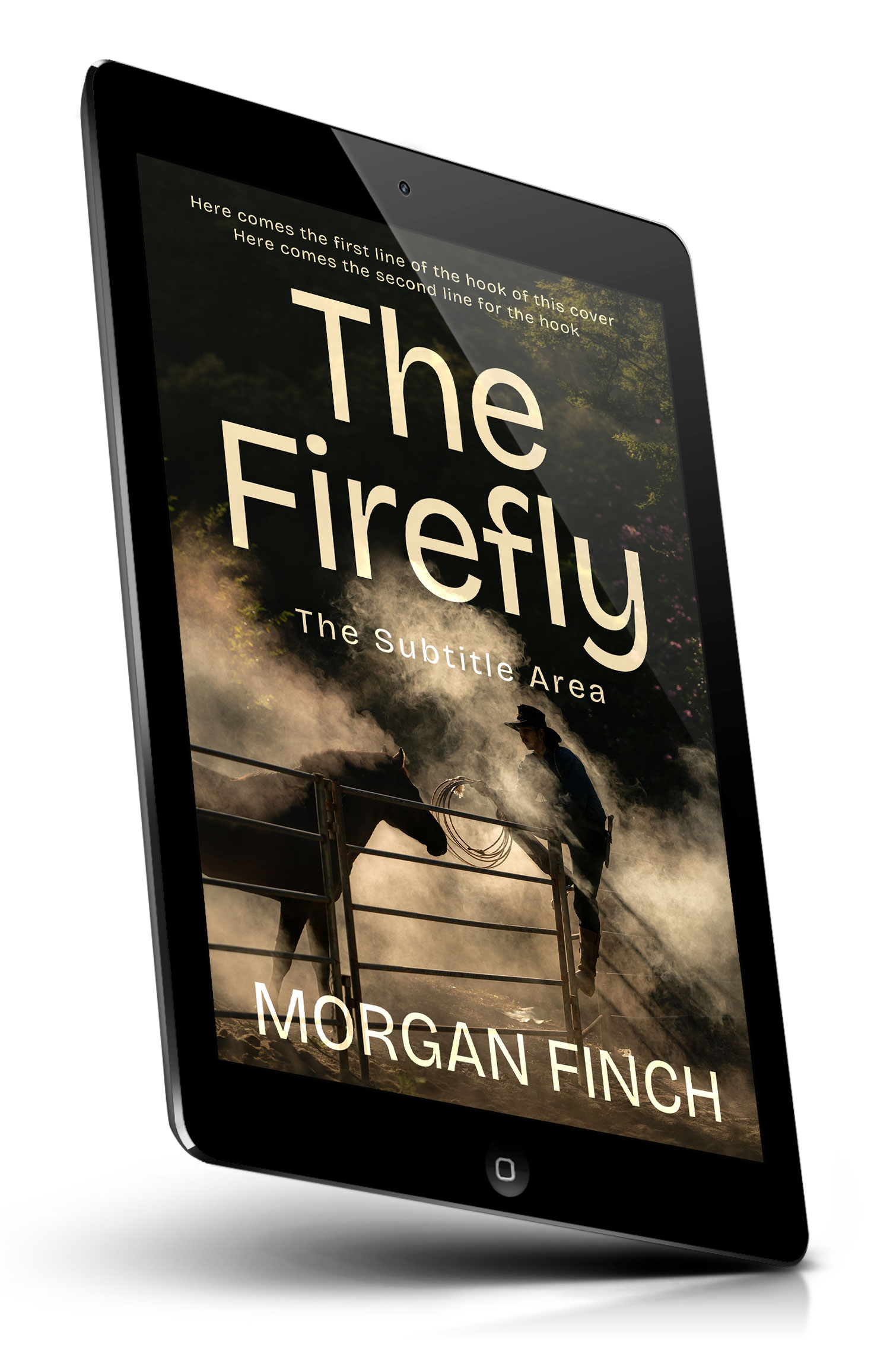 Tablet view of Premade Western Book Cover - Sorrell Brown #36757 | BookCoverZone*