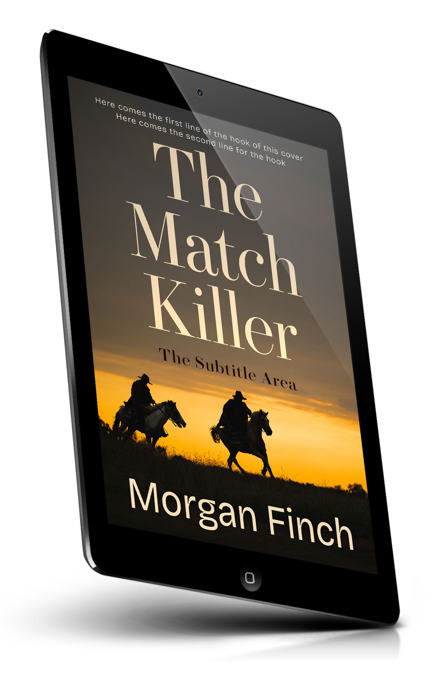 Tablet view of Premade Western Book Cover - Armadillo #36760 | BookCoverZone*