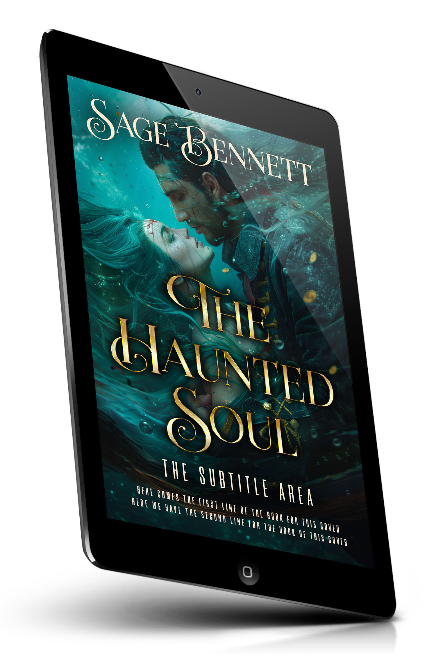 Tablet view of Premade Fantasy Book Cover - Gable Green #36771 | BookCoverZone*