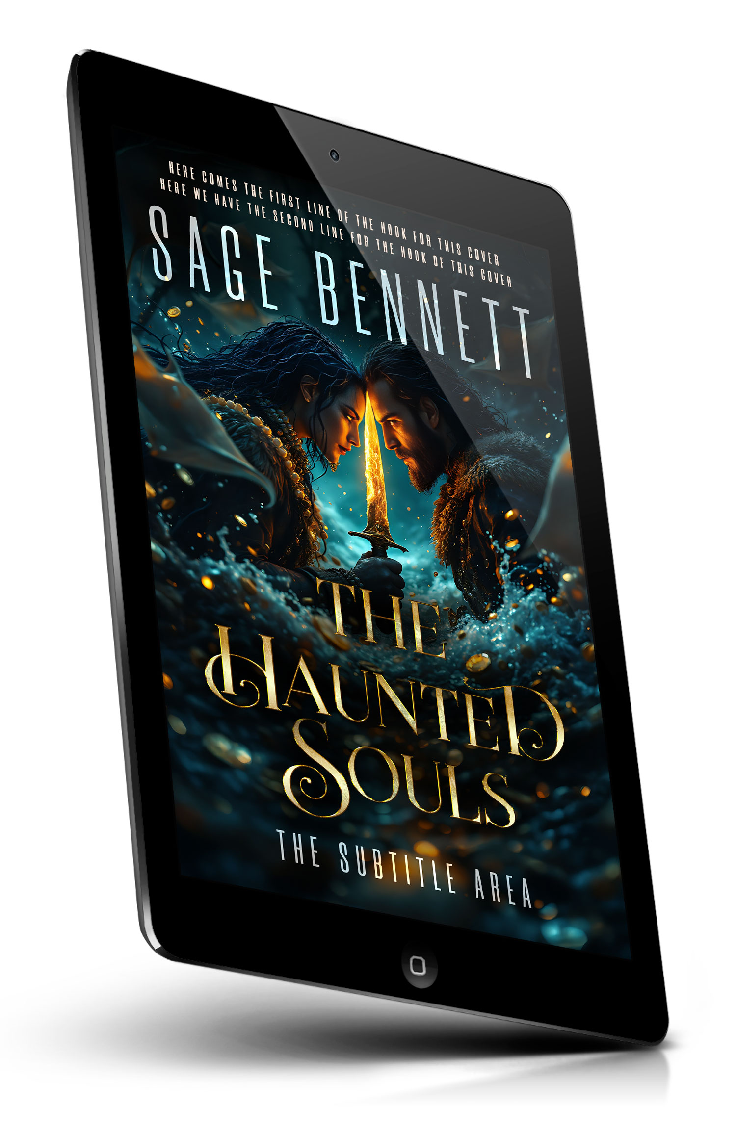 Tablet view of Premade Fantasy Book Cover - Aztec #36785 | BookCoverZone*