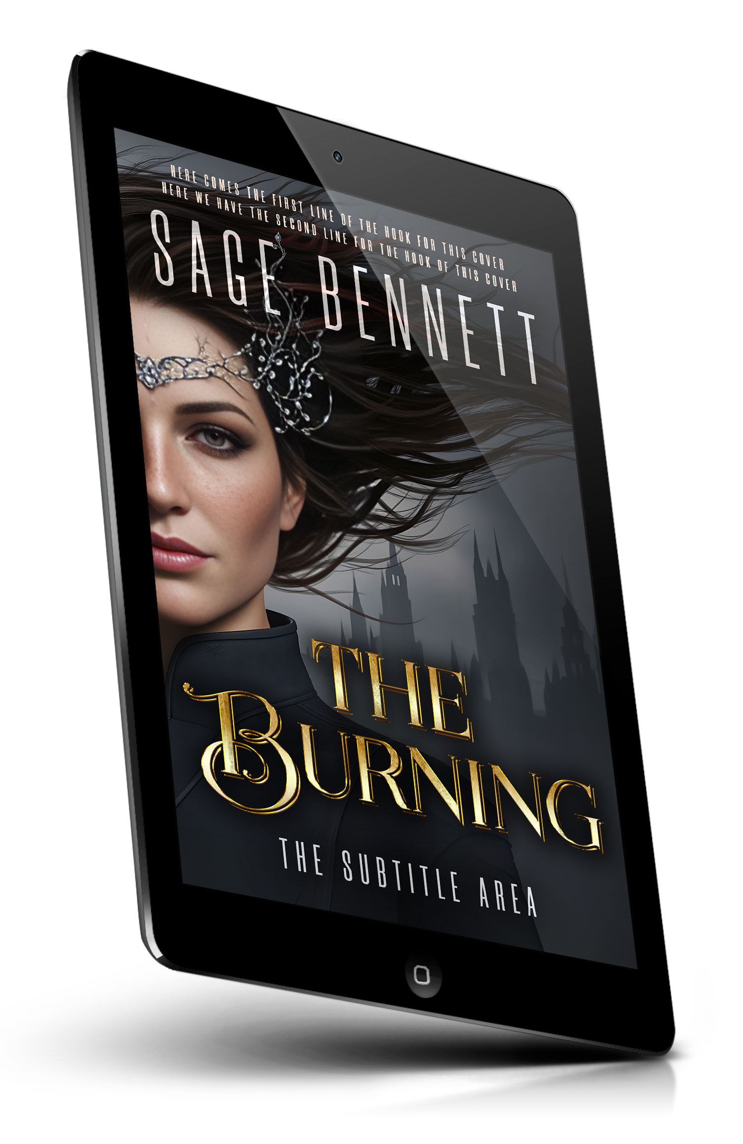 Tablet view of Premade Fantasy Book Cover - Shark #36788 | BookCoverZone*