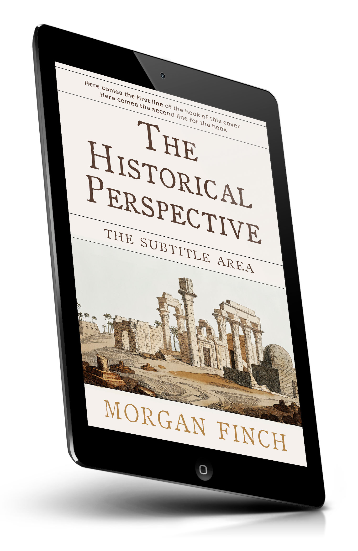 Tablet view of Premade History Book Cover - Pampas #36799 | BookCoverZone*