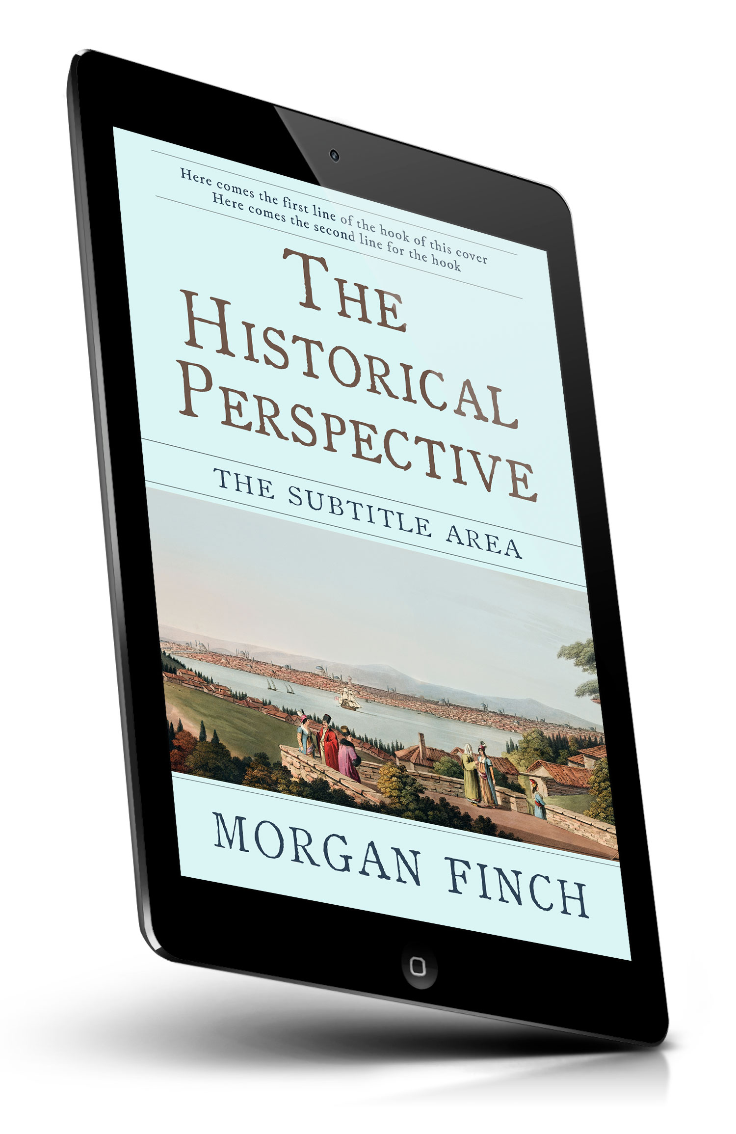 Tablet view of Premade History Book Cover - Mystic #36801 | BookCoverZone*