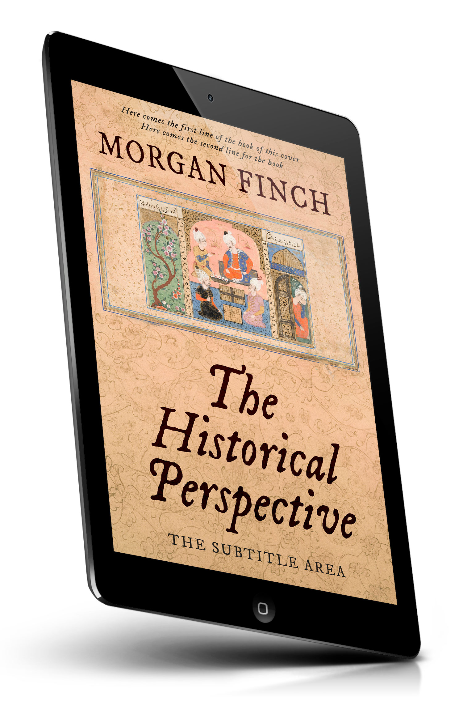 Tablet view of Premade Historical Book Cover - Calico #36804 | BookCoverZone*