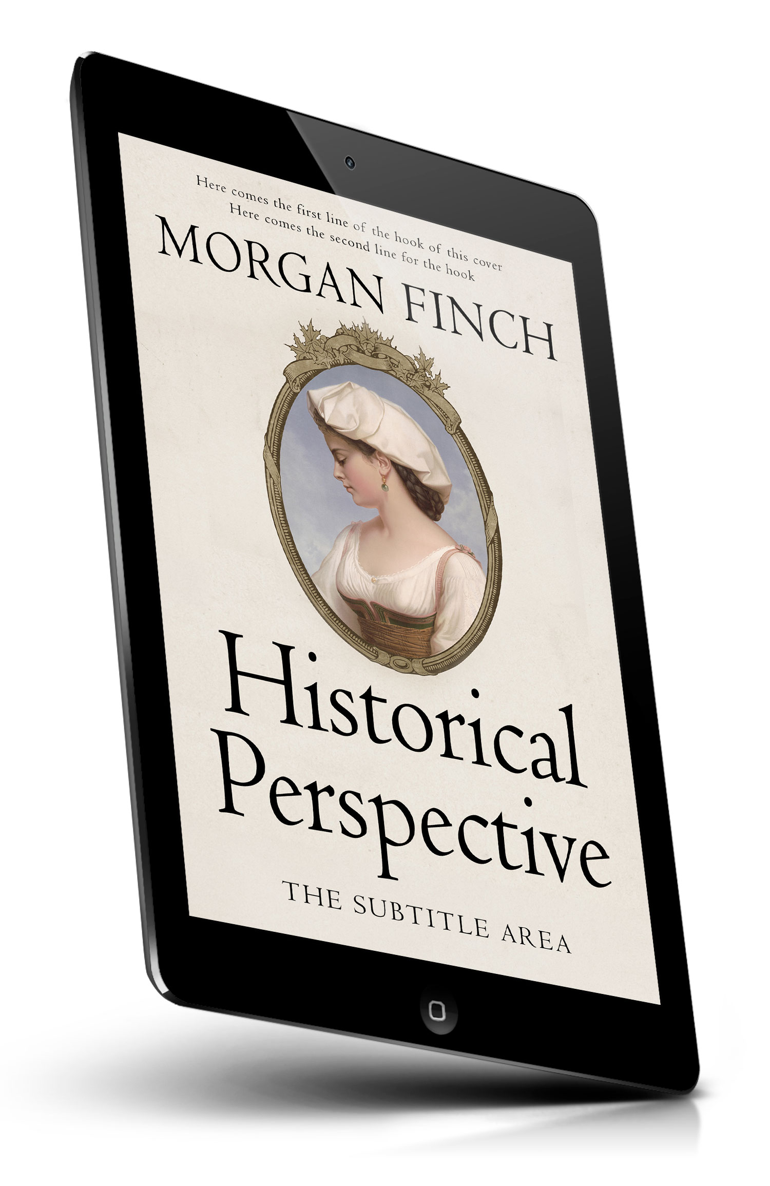 Tablet view of Premade Historical Book Cover - Pearl Bush #36808 | BookCoverZone*
