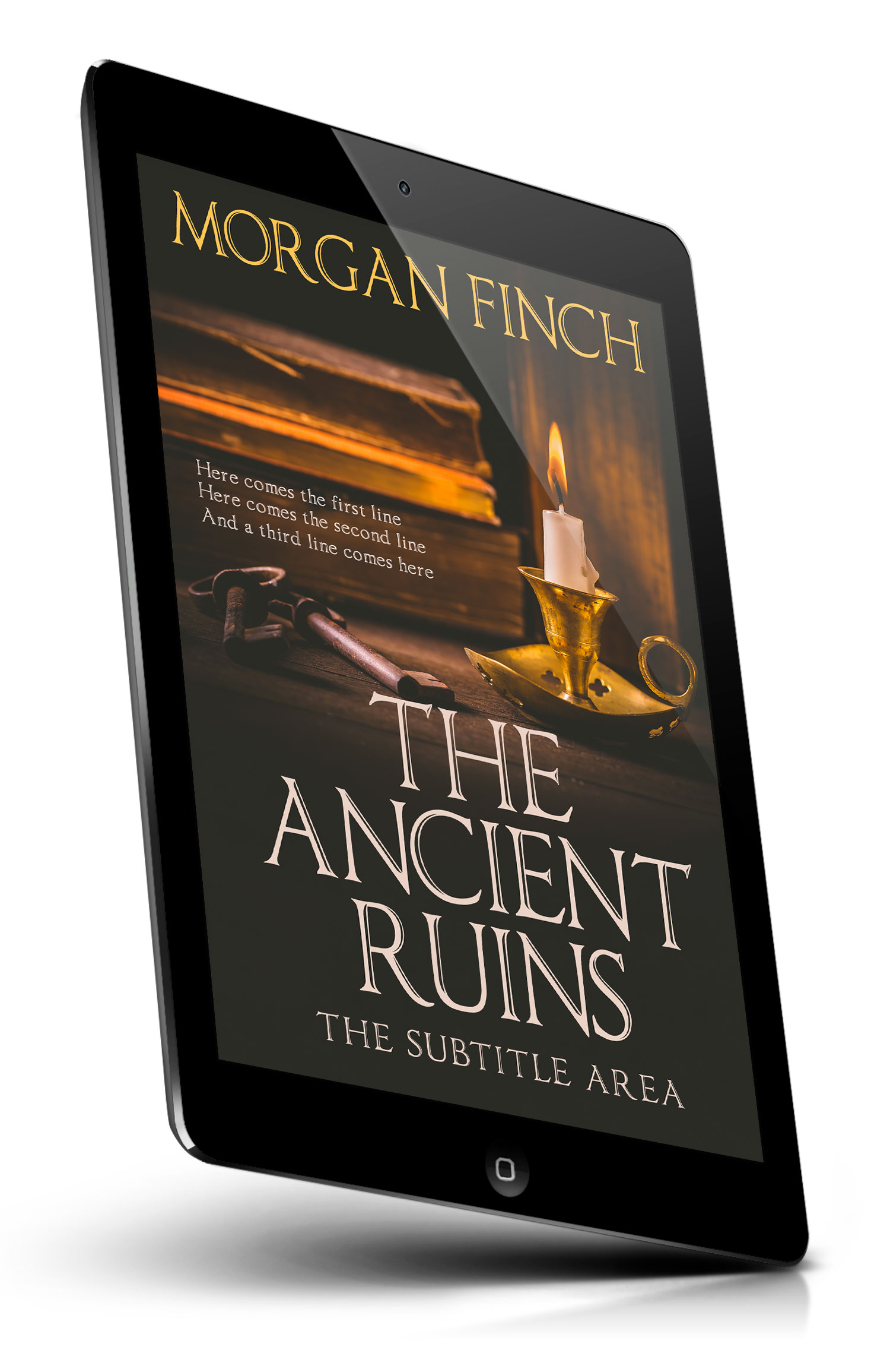 Tablet view of Premade Historical Book Cover - Birch #36813 | BookCoverZone*