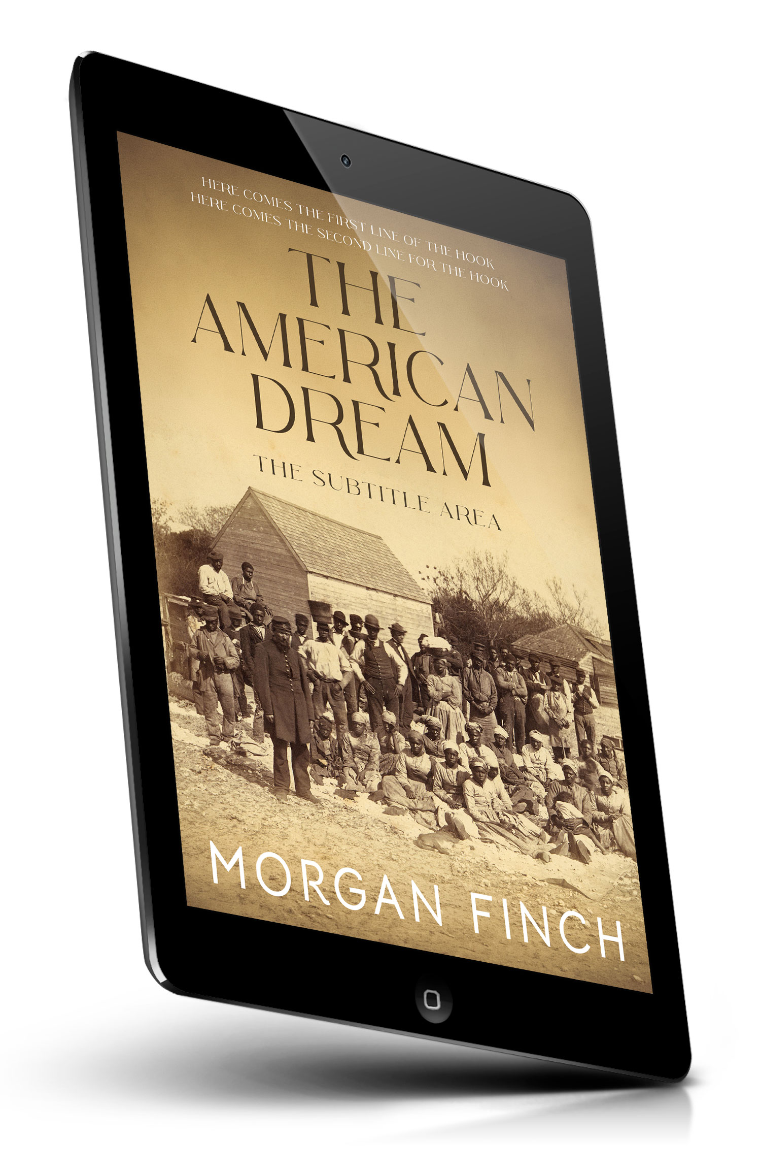 Tablet view of Premade History Book Cover - Gimblet #36826 | BookCoverZone