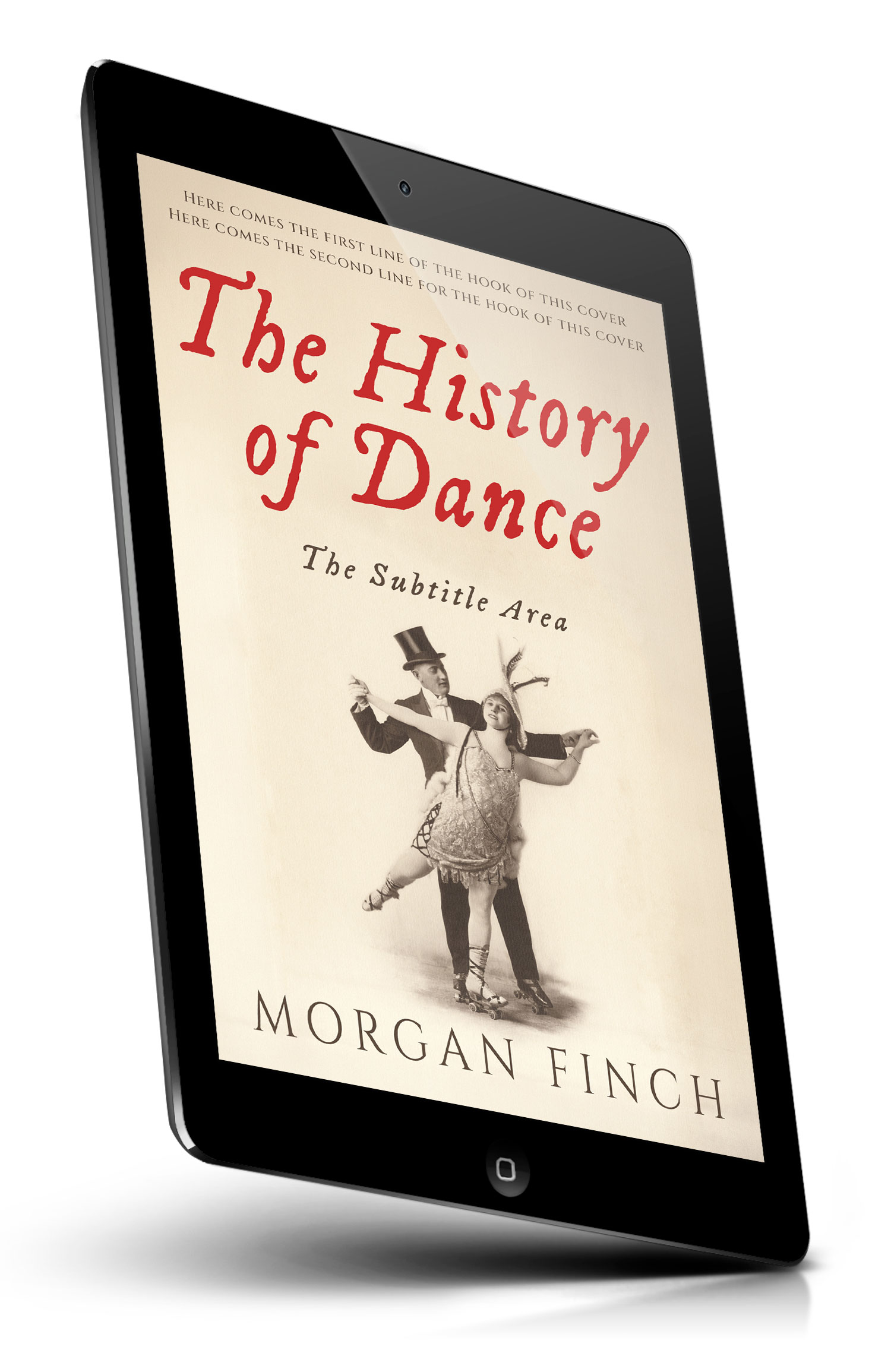 Tablet view of Premade History Book Cover - Parchment #36831 | BookCoverZone