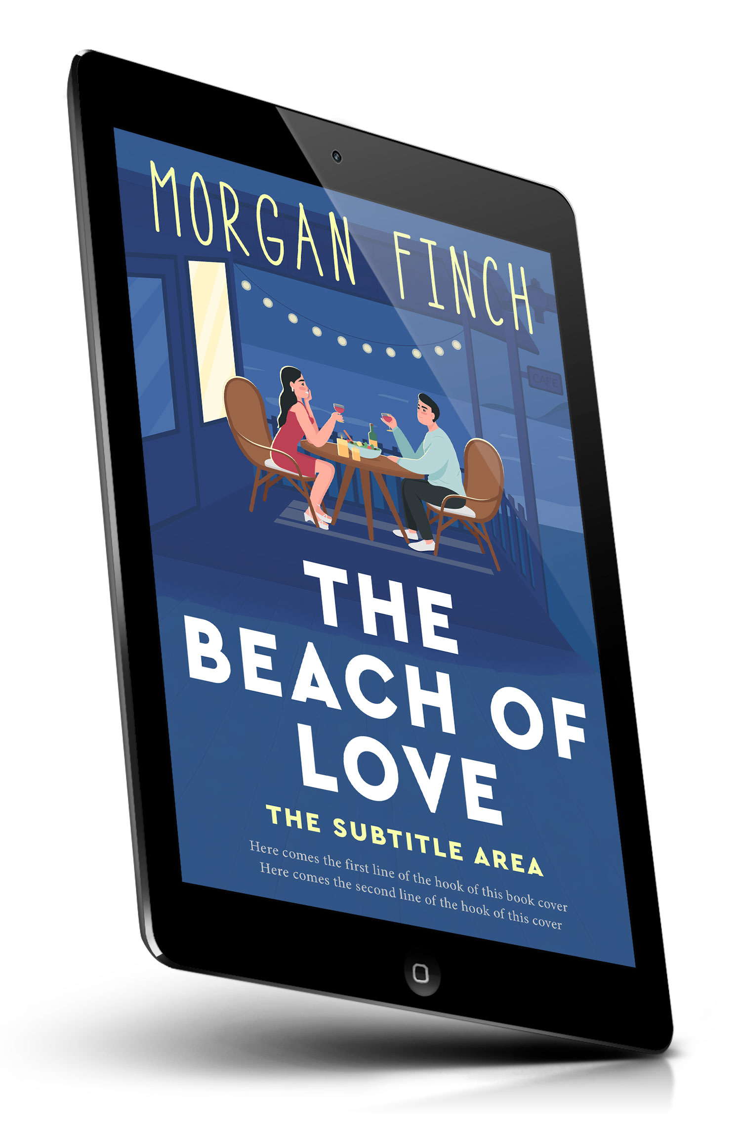 Tablet view of Premade Romance Book Cover - Chambray #36852 | BookCoverZone*