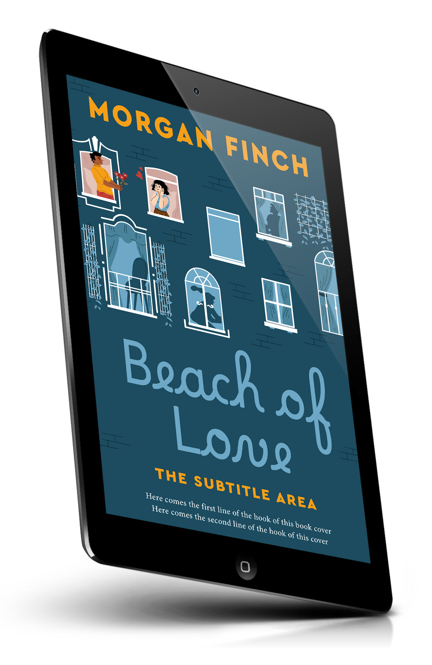 Tablet view of Premade Romance Book Cover - Cello #36854 | BookCoverZone*
