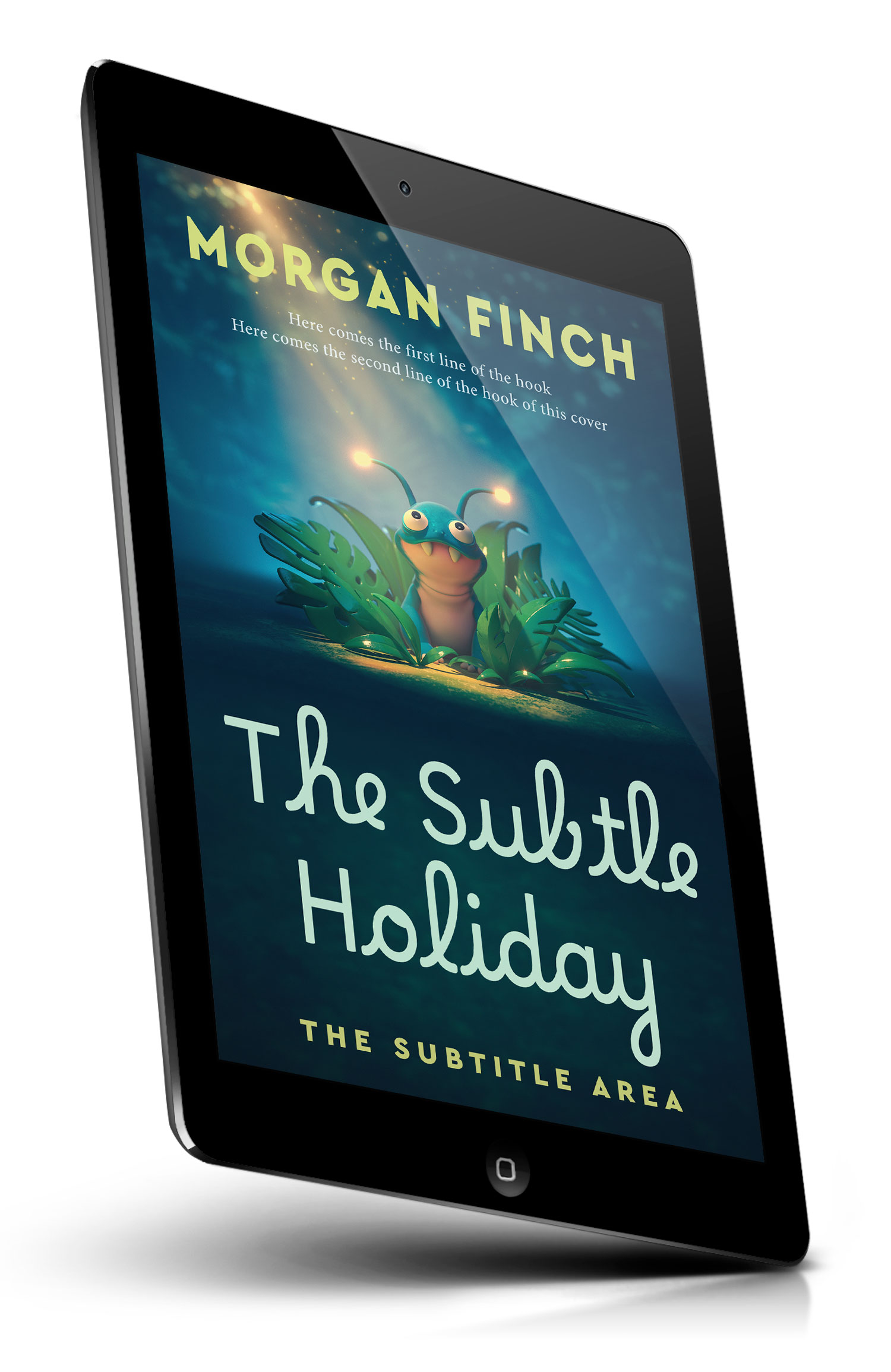 Tablet view of Premade Children's Book Cover - Elephant #36884 | BookCoverZone*